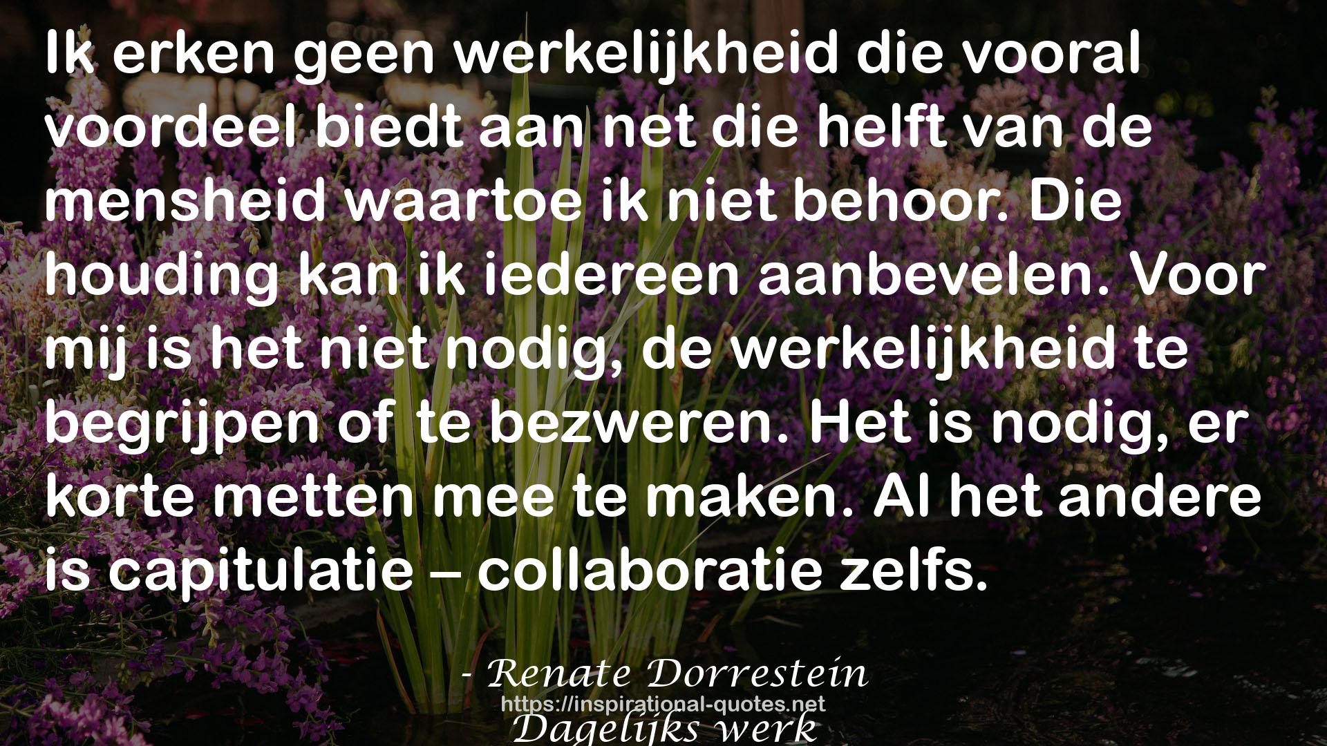 Dagelijks werk QUOTES