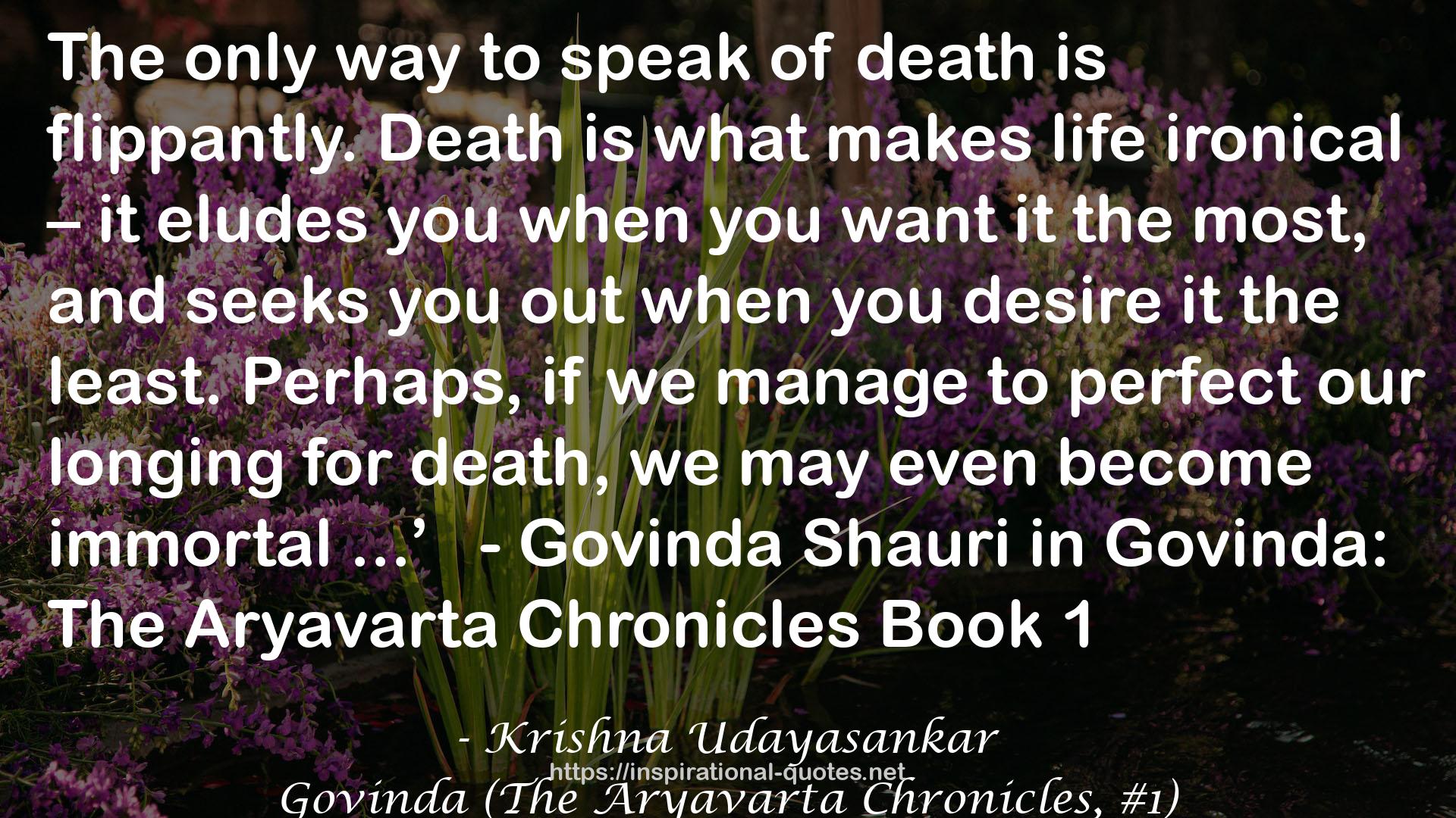 Govinda (The Aryavarta Chronicles, #1) QUOTES