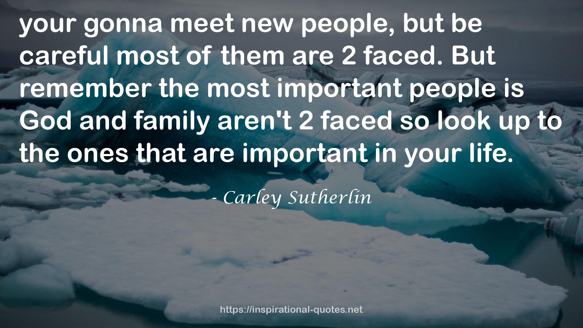 Carley Sutherlin QUOTES