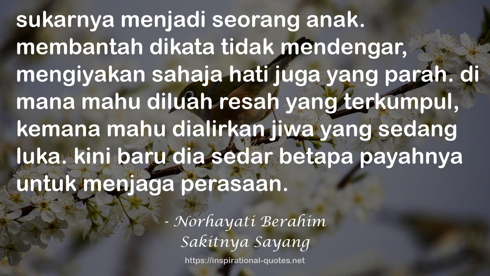 Sakitnya Sayang QUOTES