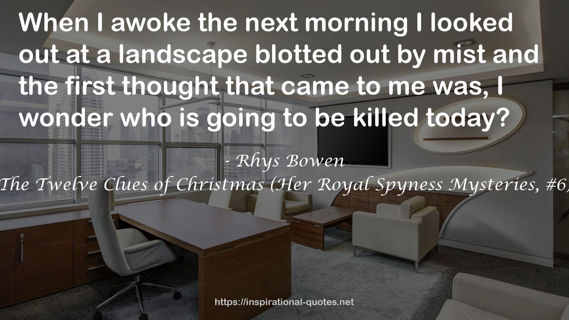The Twelve Clues of Christmas (Her Royal Spyness Mysteries, #6) QUOTES