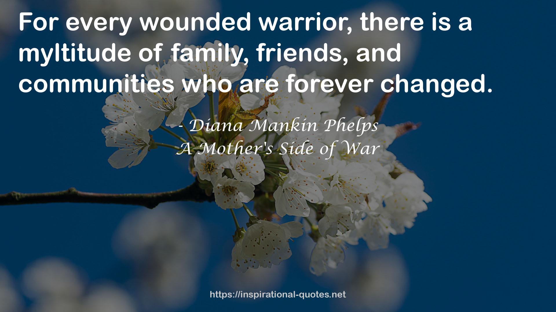 A Mother's Side of War QUOTES