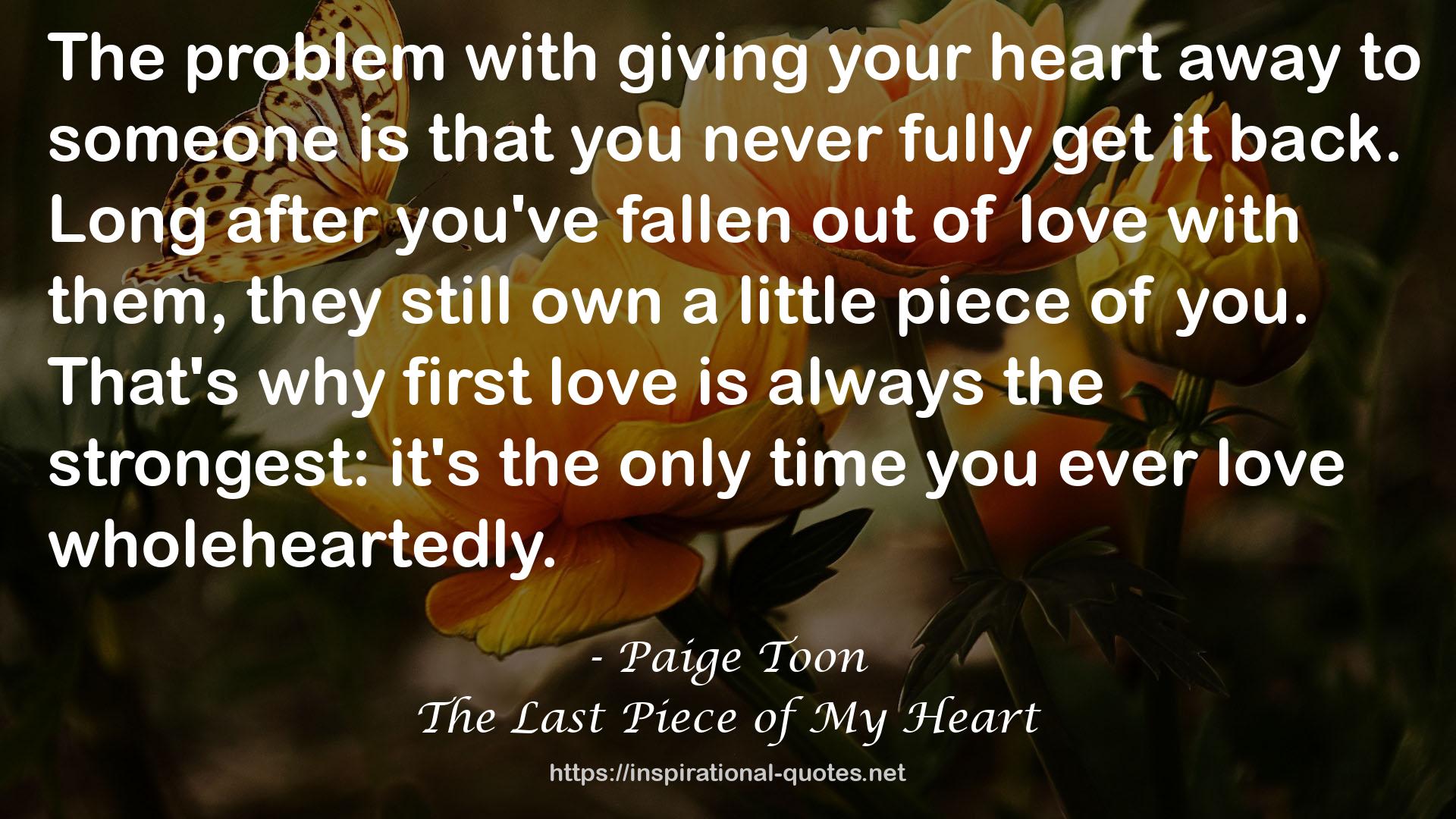 The Last Piece of My Heart QUOTES