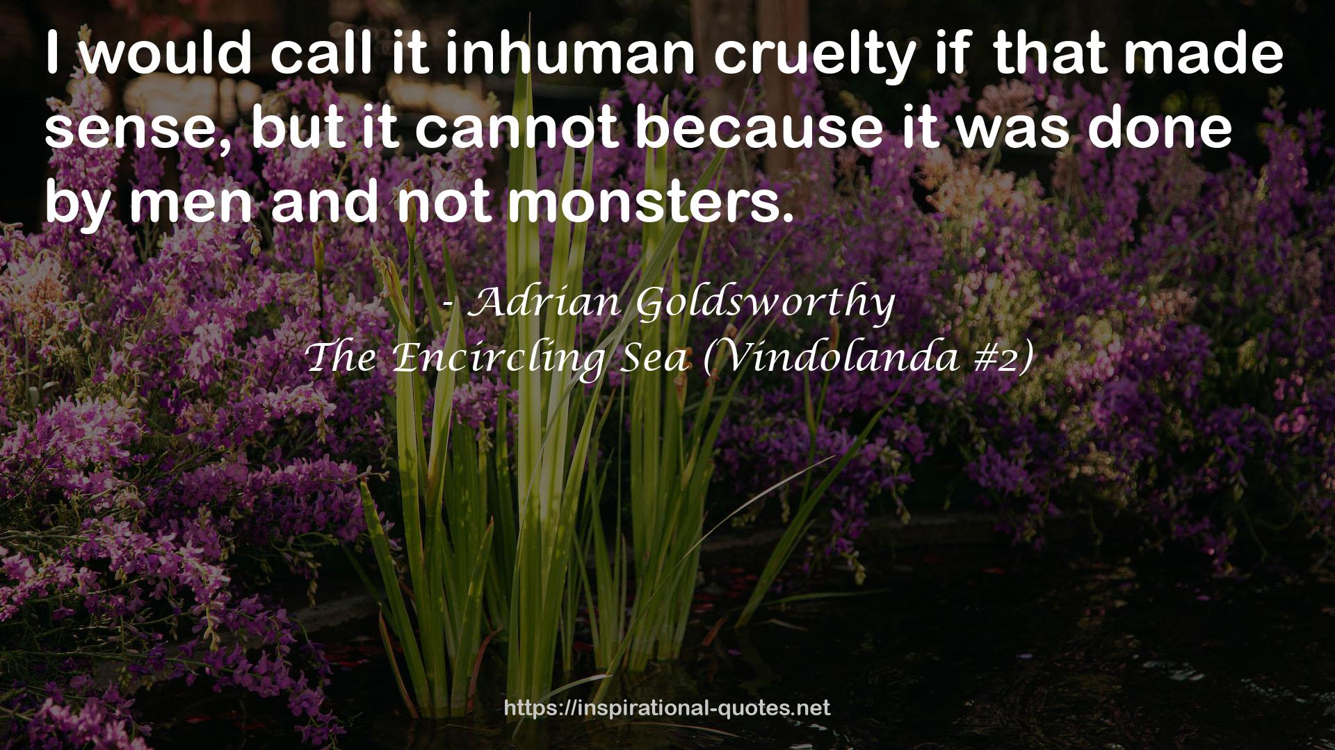 The Encircling Sea (Vindolanda #2) QUOTES