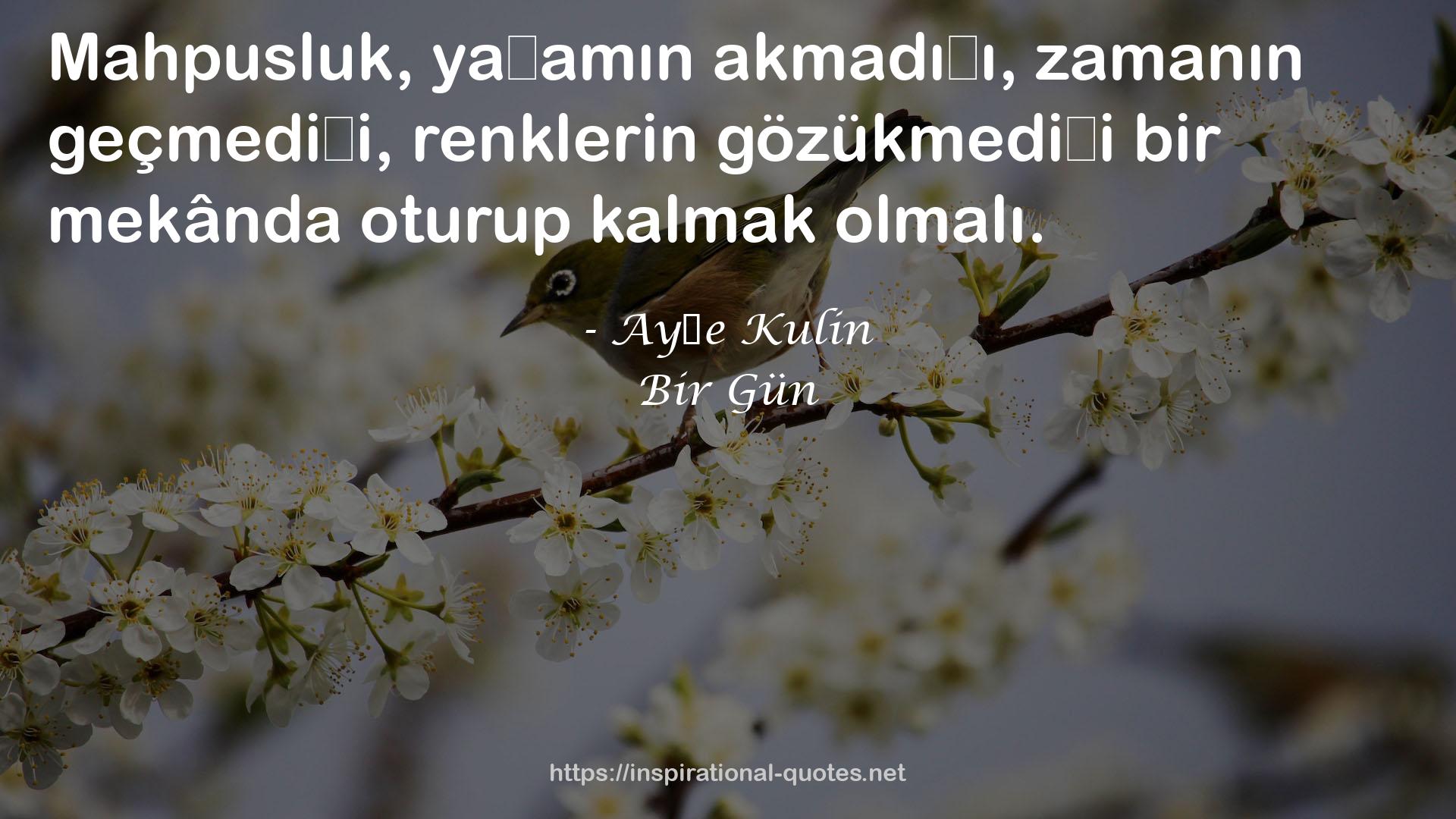 Bir Gün QUOTES