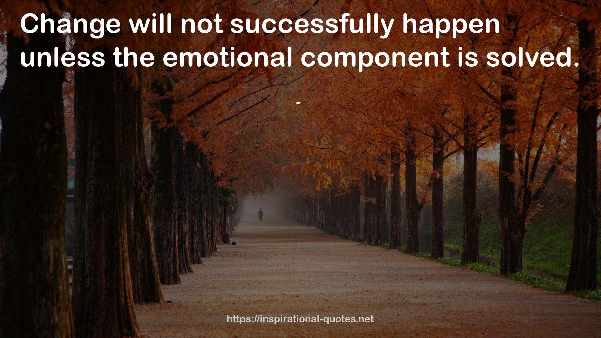 the emotional component  QUOTES