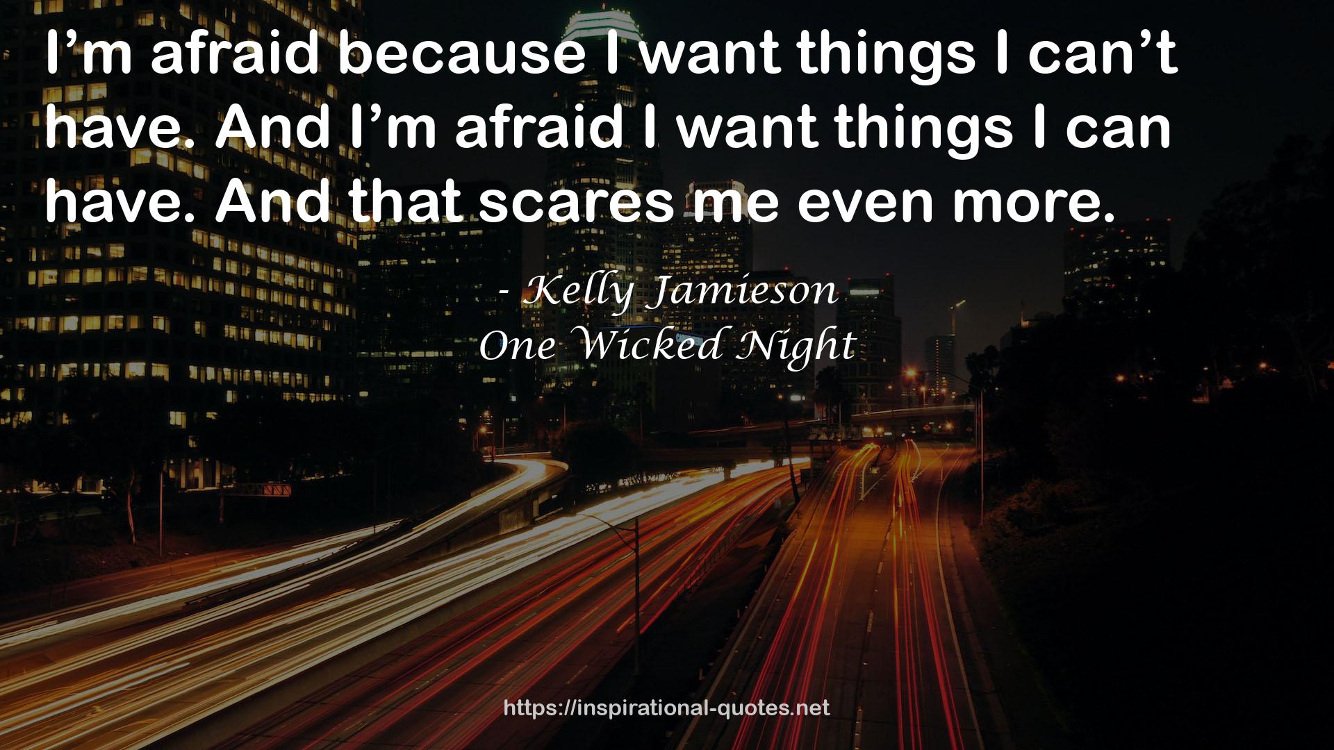 One Wicked Night QUOTES