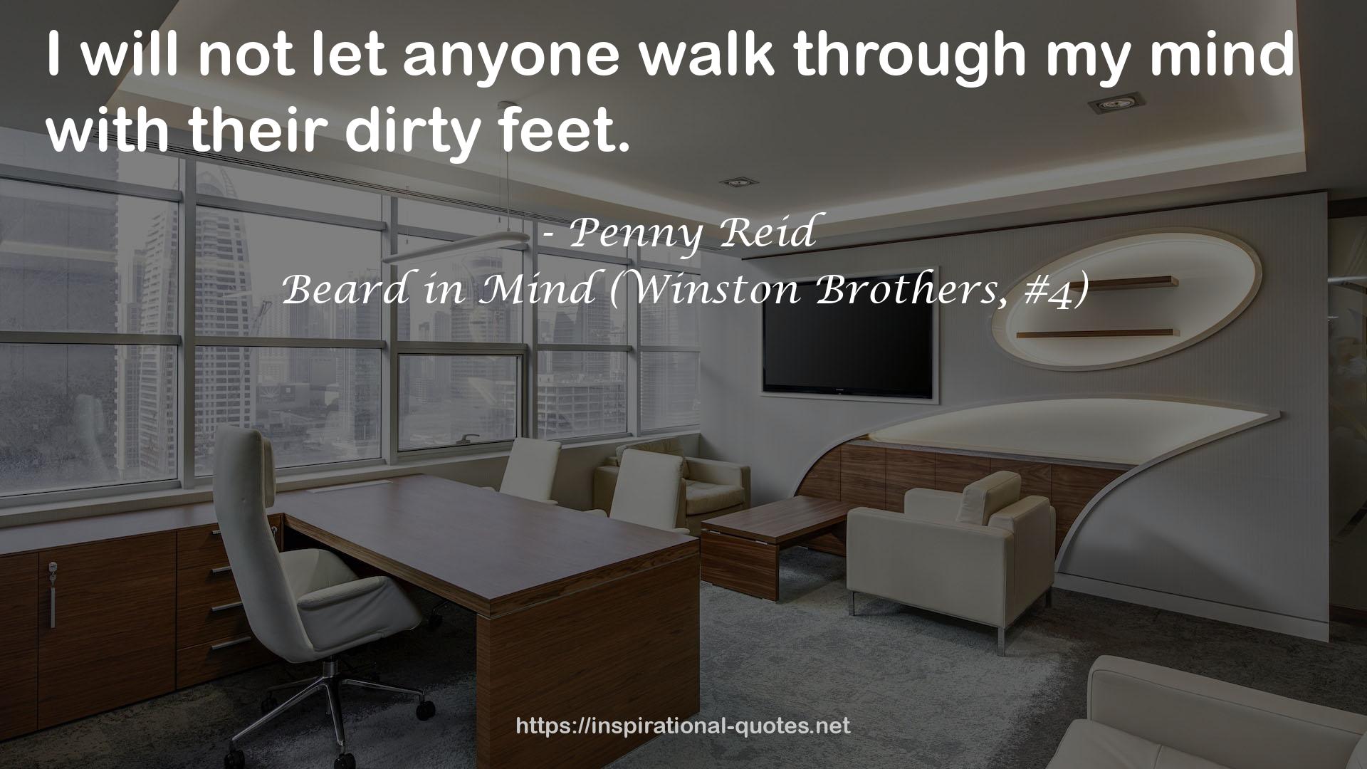 Beard in Mind (Winston Brothers, #4) QUOTES