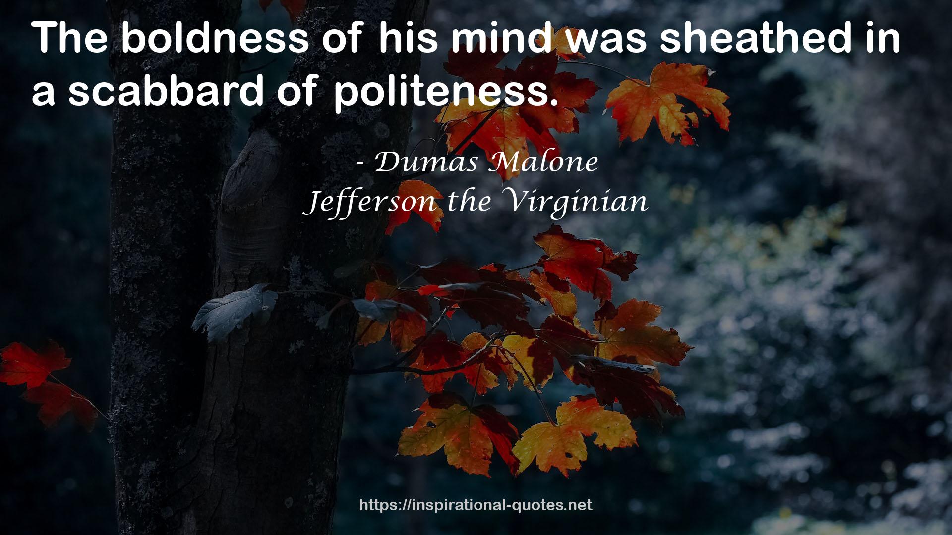 Jefferson the Virginian QUOTES