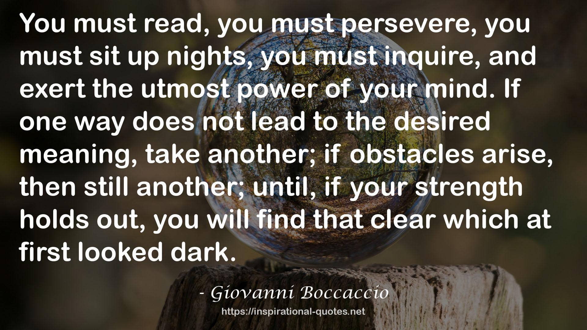 Giovanni Boccaccio QUOTES