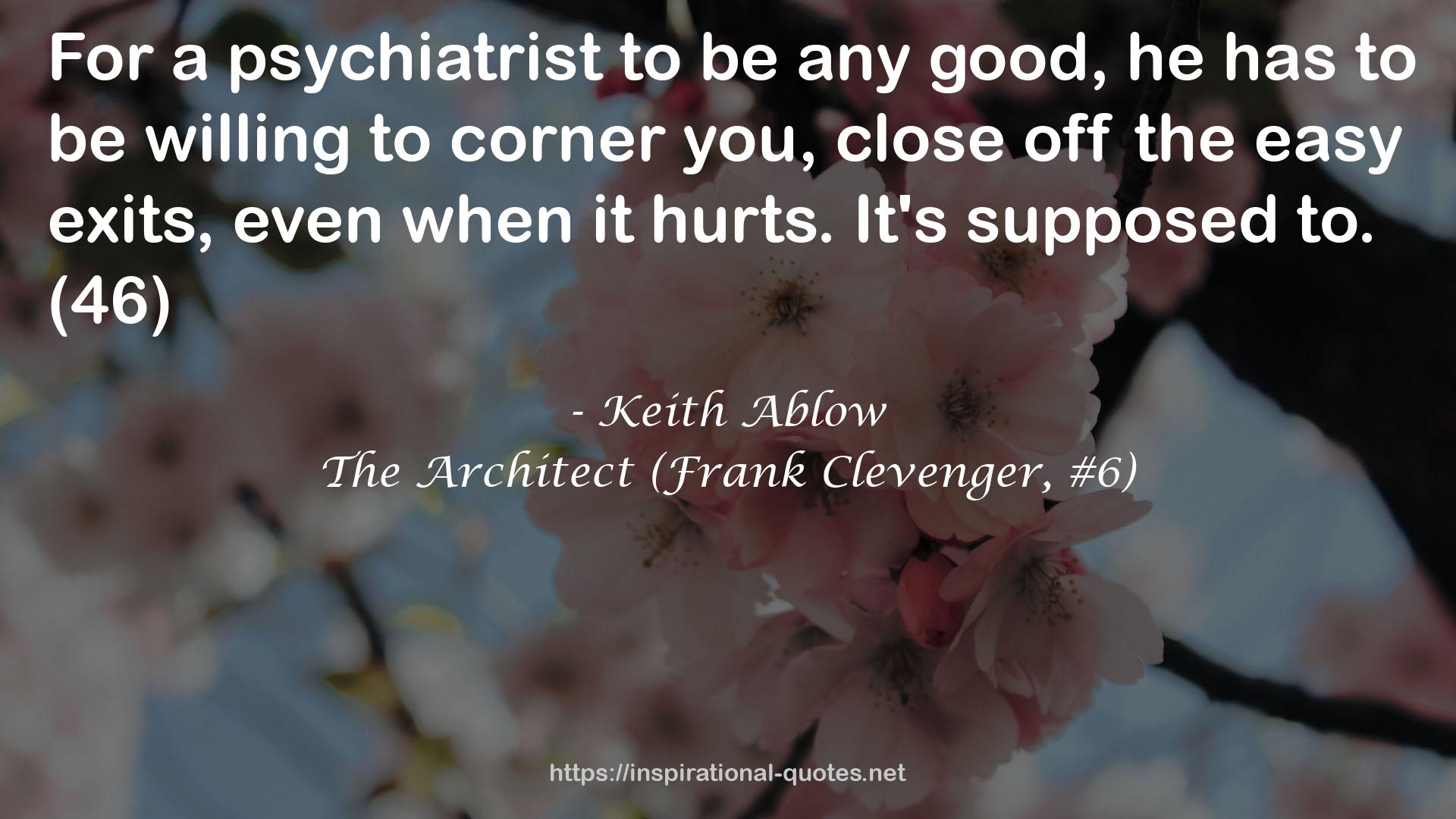 The Architect (Frank Clevenger, #6) QUOTES