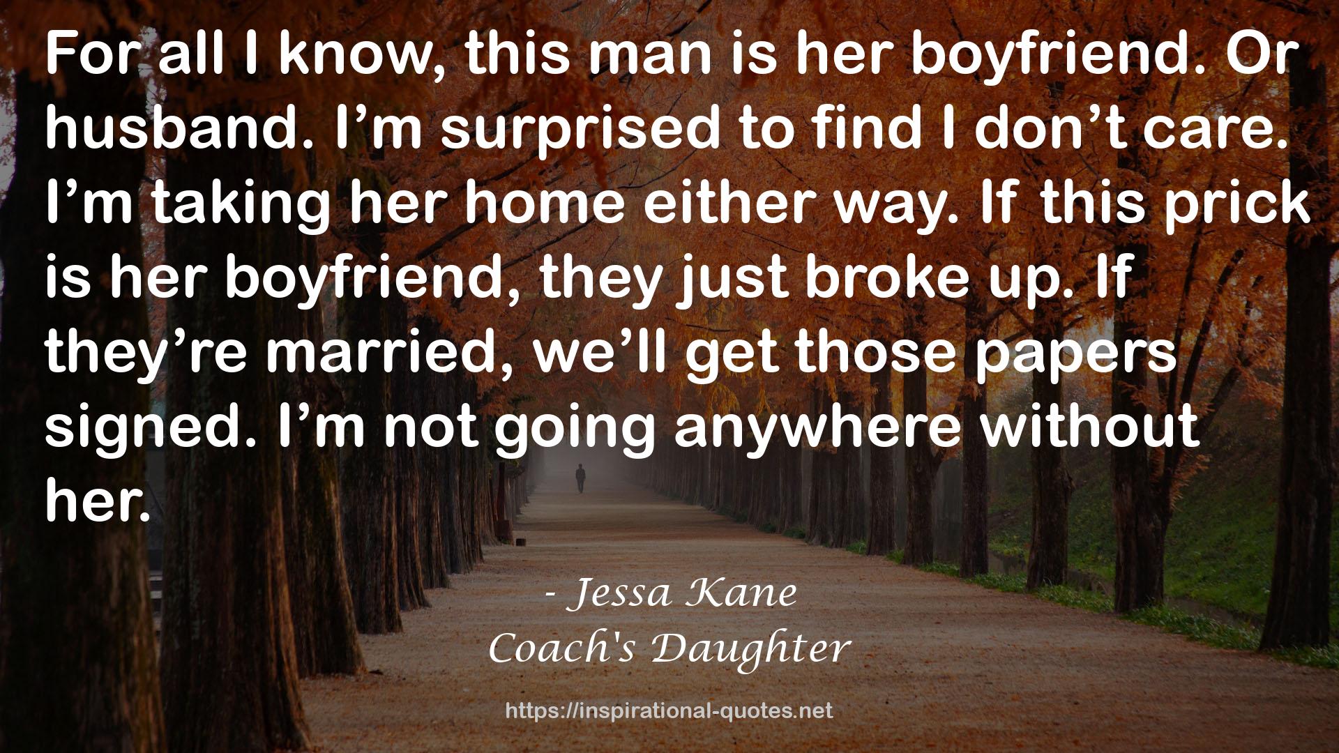 Coach's Daughter QUOTES