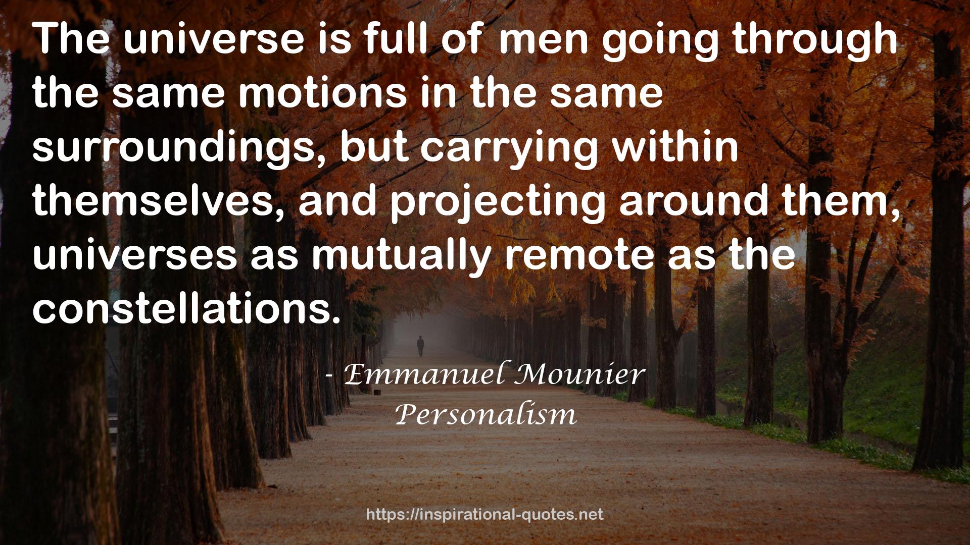 Emmanuel Mounier QUOTES