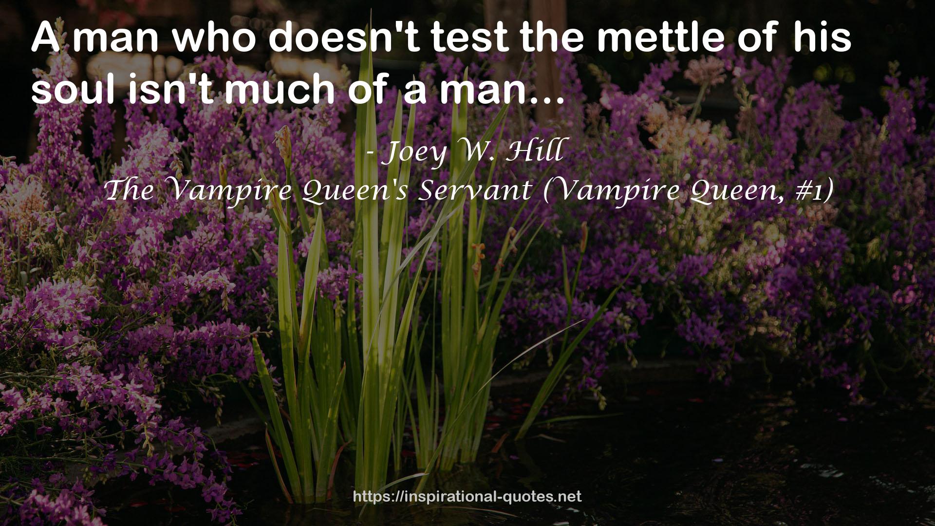 The Vampire Queen's Servant (Vampire Queen, #1) QUOTES