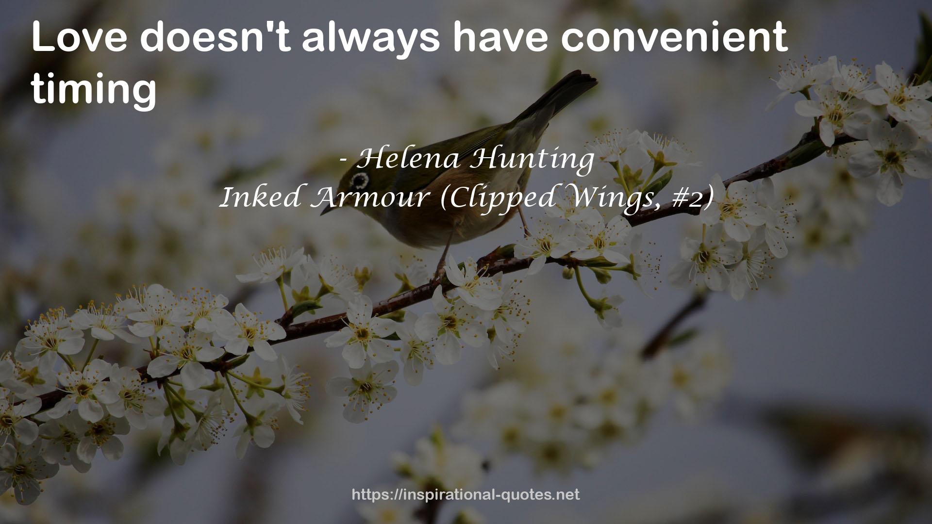 Inked Armour (Clipped Wings, #2) QUOTES