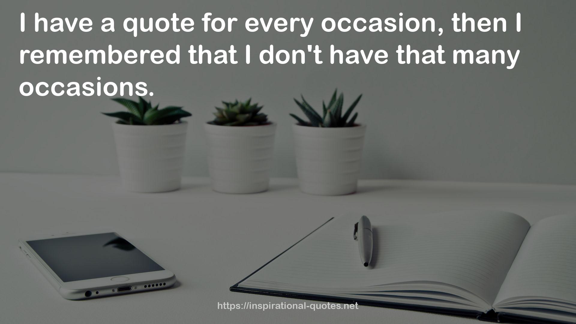 a quote  QUOTES