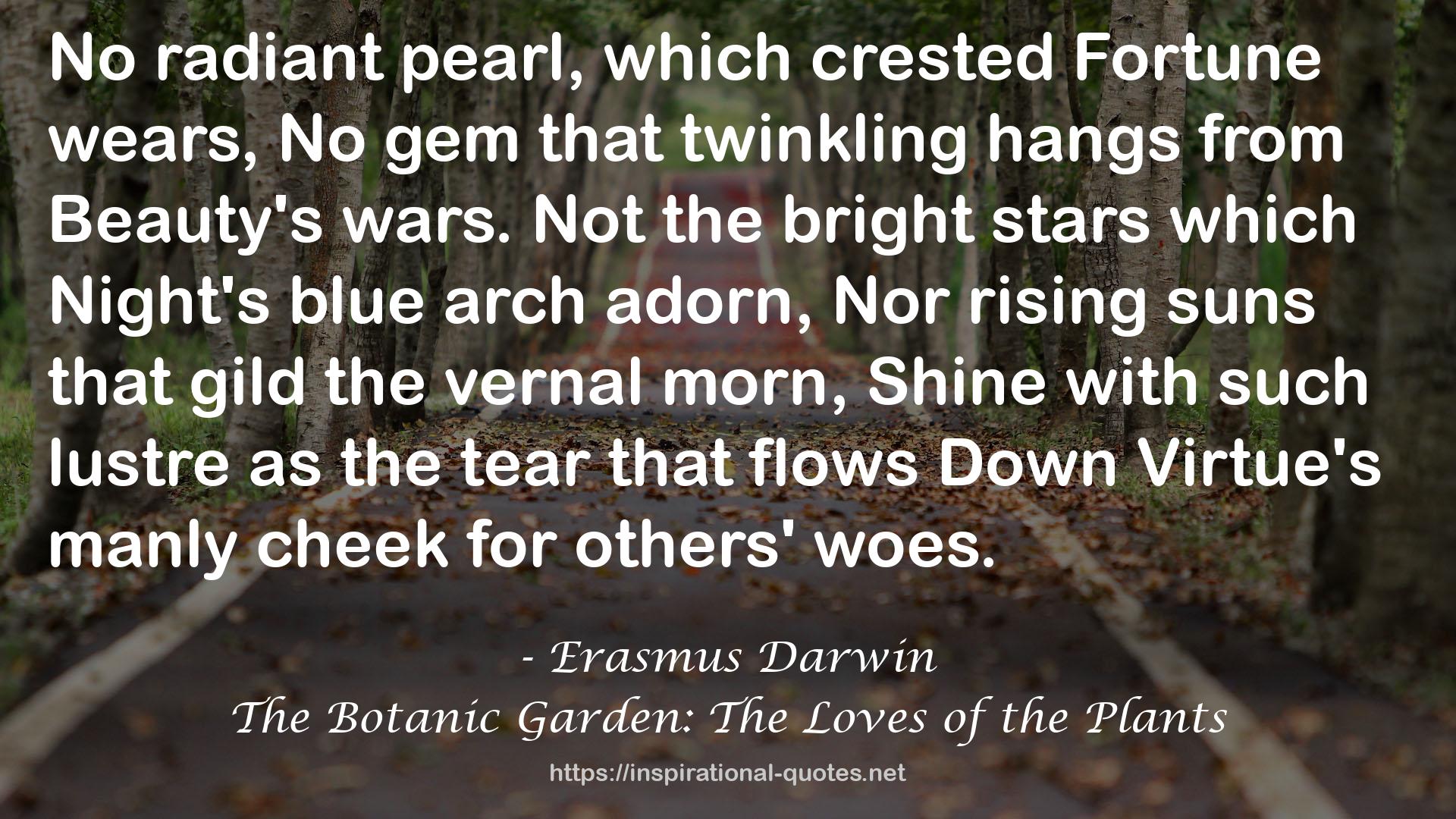 The Botanic Garden: The Loves of the Plants QUOTES