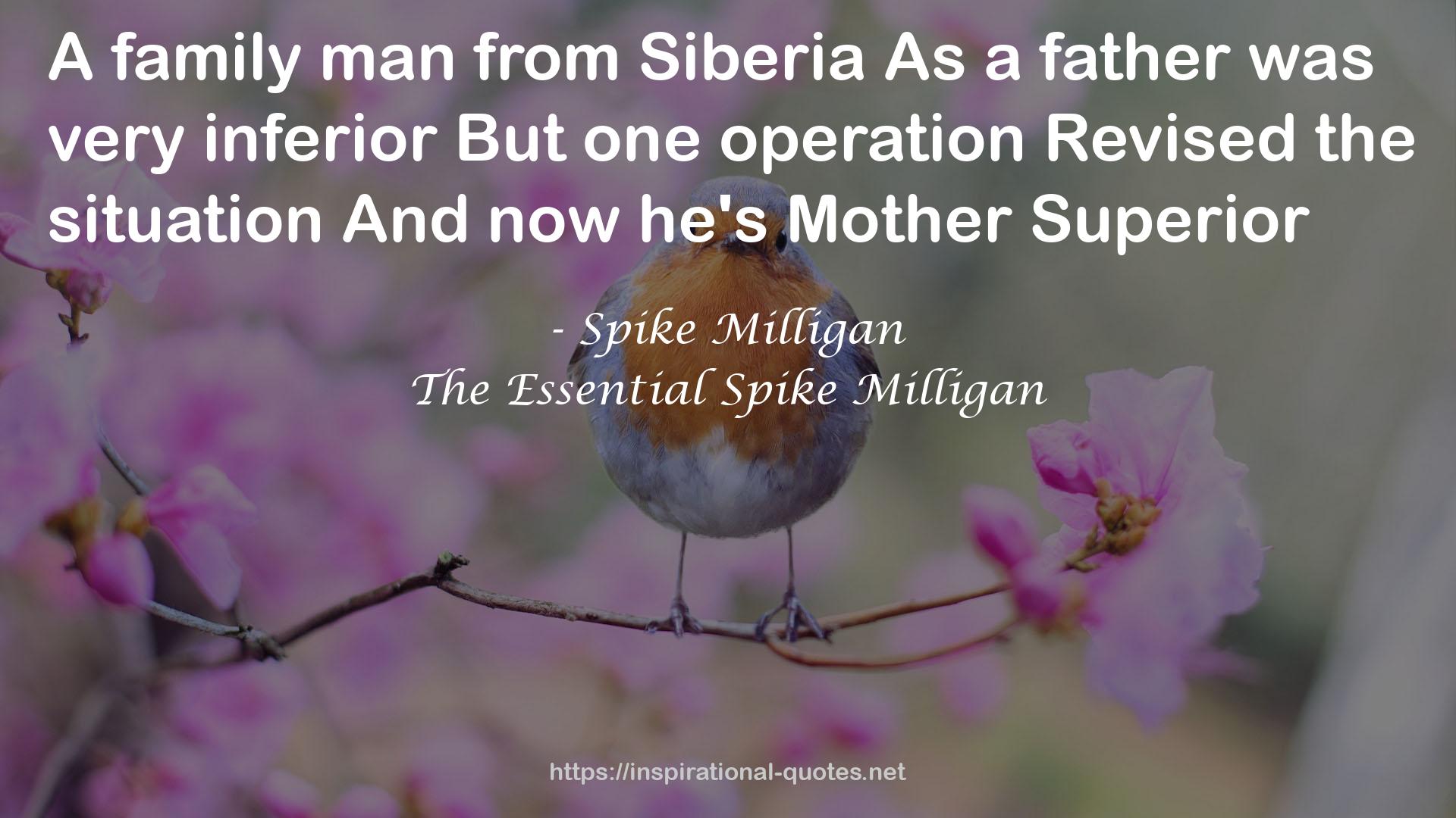 The Essential Spike Milligan QUOTES