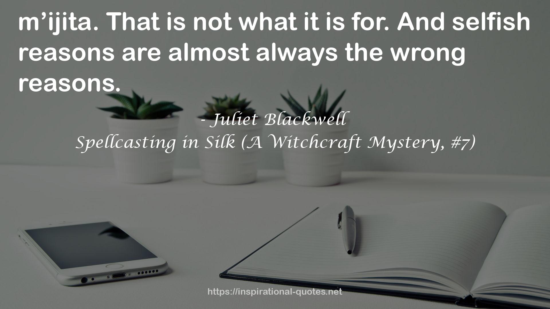 Juliet Blackwell QUOTES
