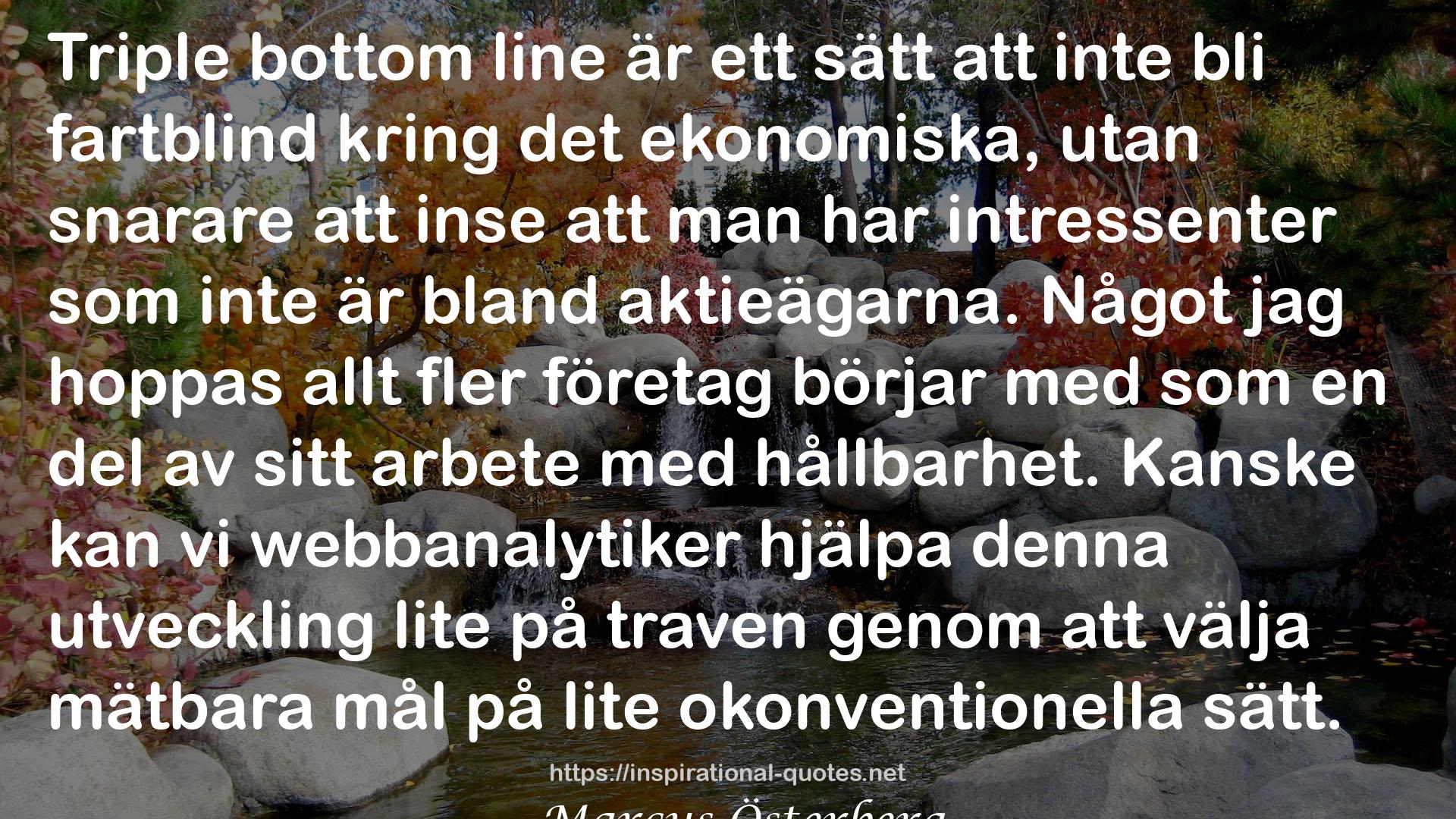 Webbanalys - förstå och förbättra användarnas upplevelse QUOTES