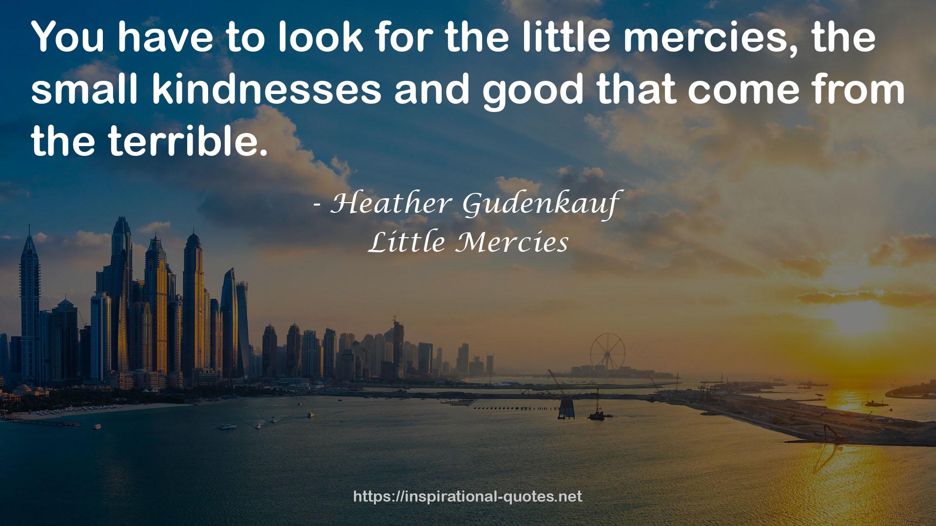 Little Mercies QUOTES