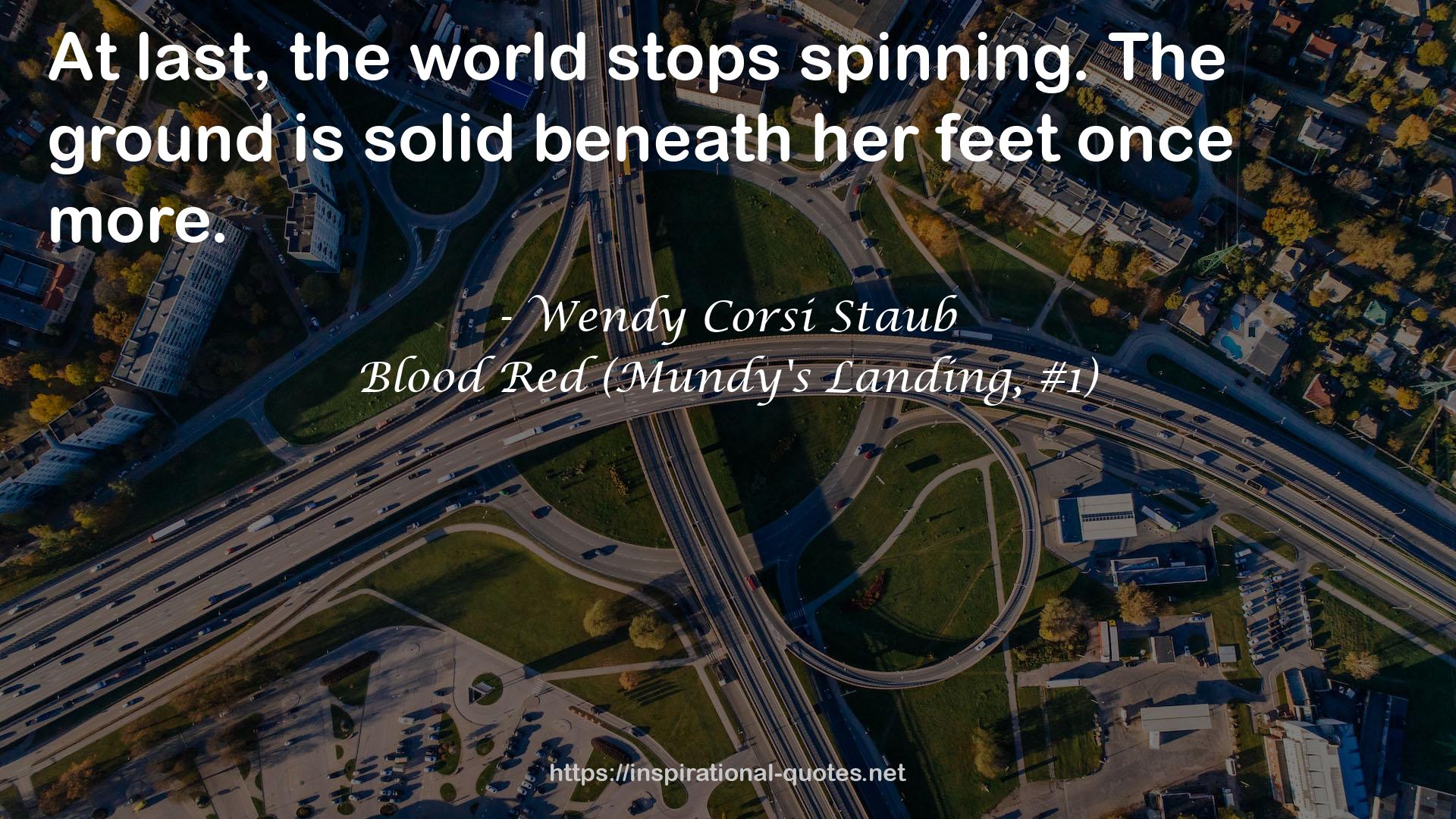 Blood Red (Mundy's Landing, #1) QUOTES