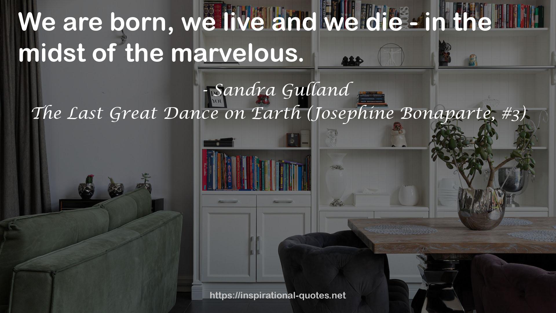 The Last Great Dance on Earth (Josephine Bonaparte, #3) QUOTES