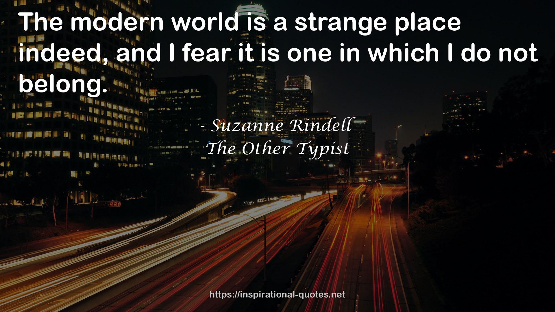 Suzanne Rindell QUOTES