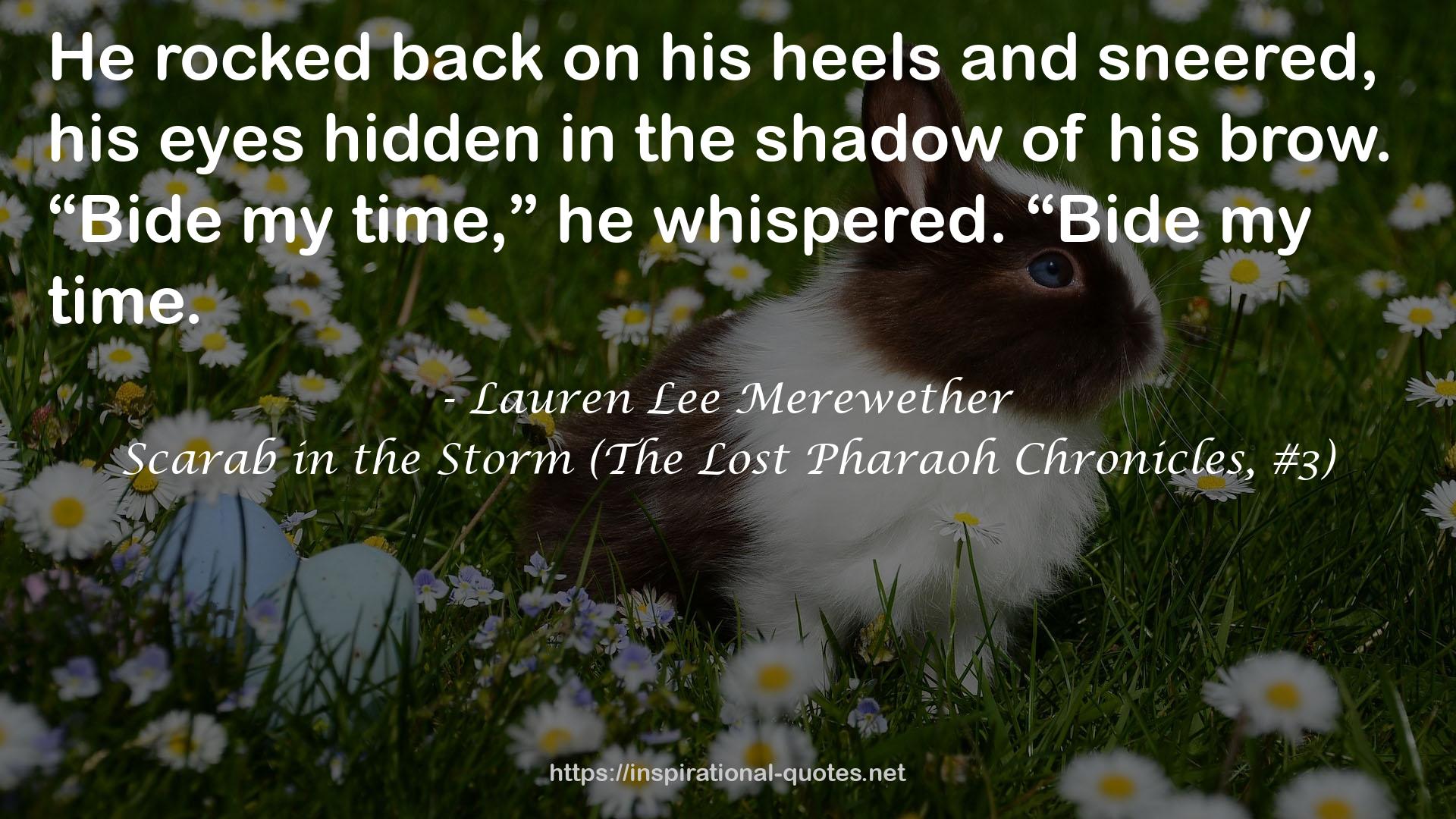 Scarab in the Storm (The Lost Pharaoh Chronicles, #3) QUOTES
