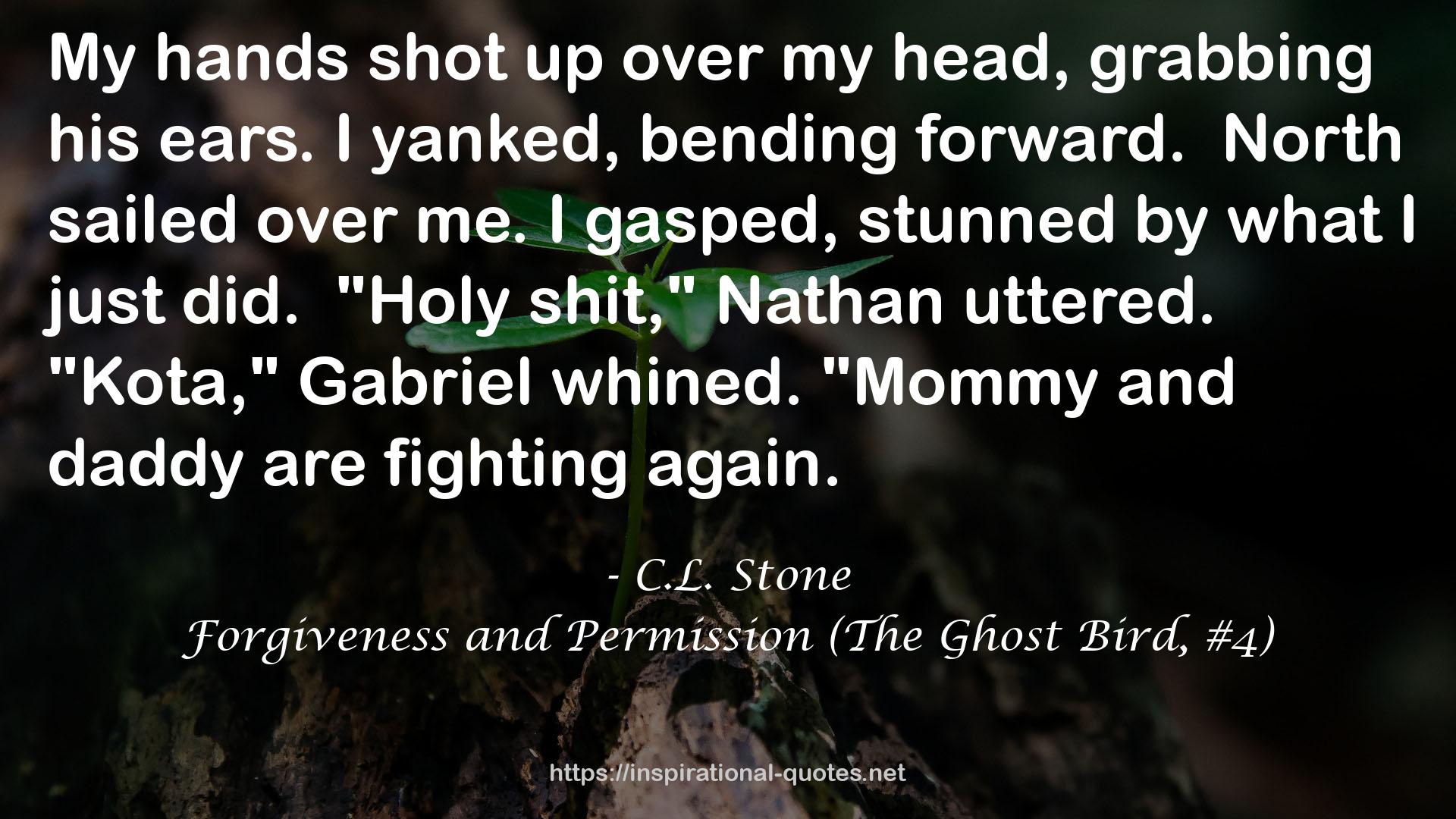 Forgiveness and Permission (The Ghost Bird, #4) QUOTES