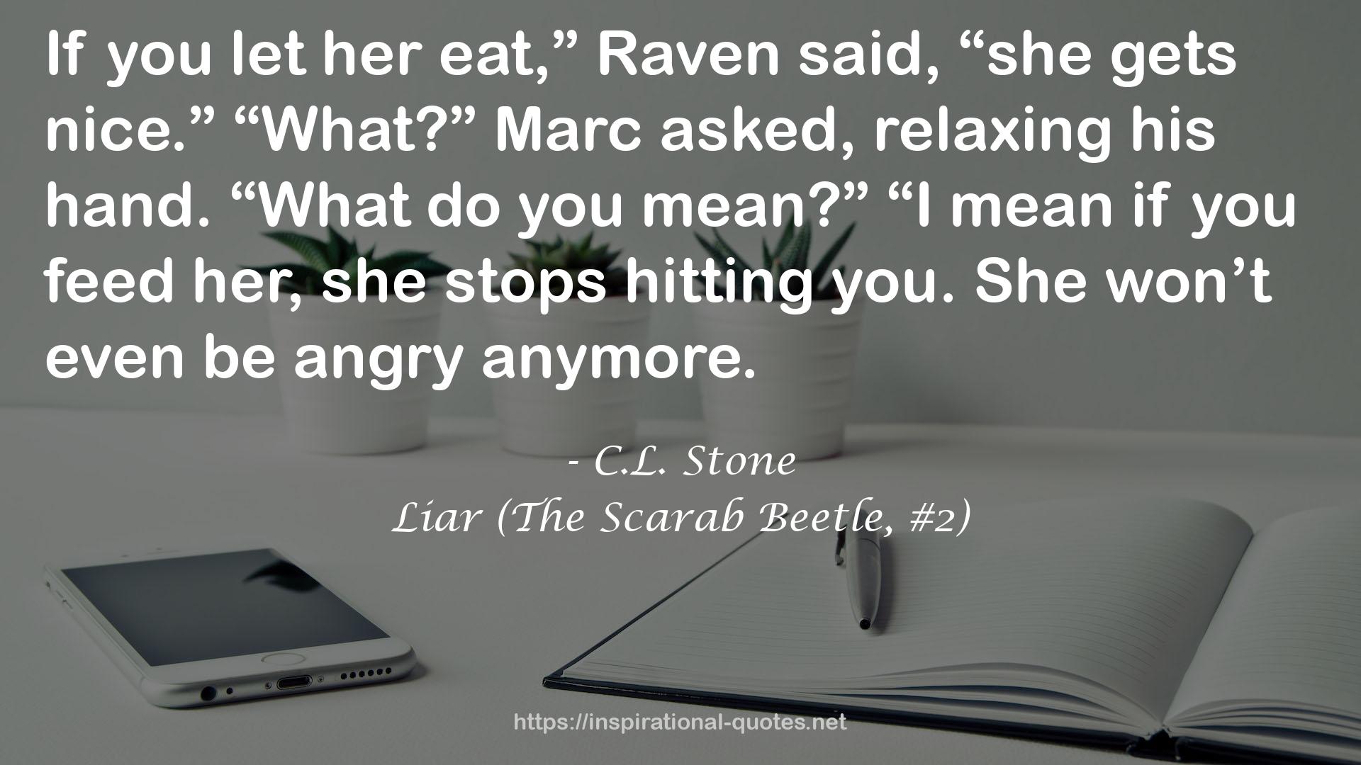 Liar (The Scarab Beetle, #2) QUOTES