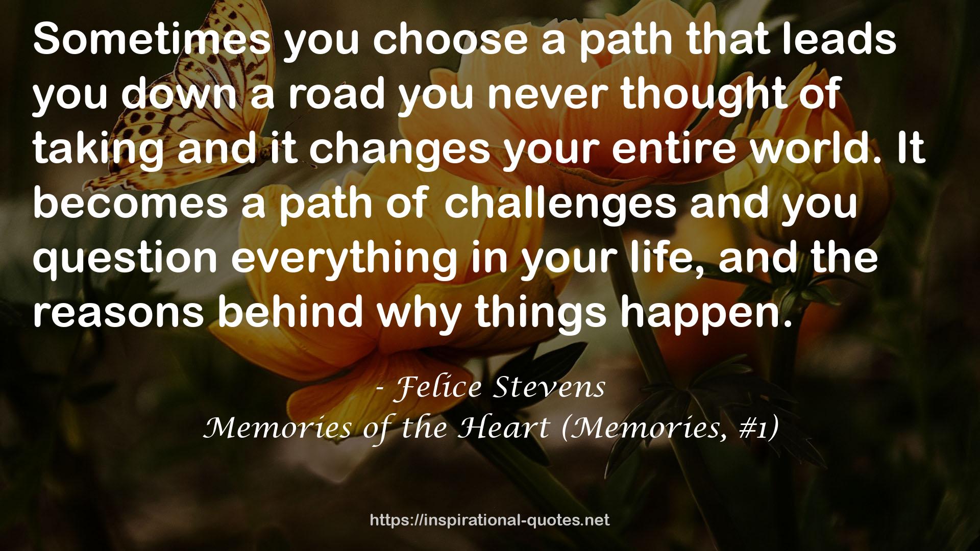 Memories of the Heart (Memories, #1) QUOTES