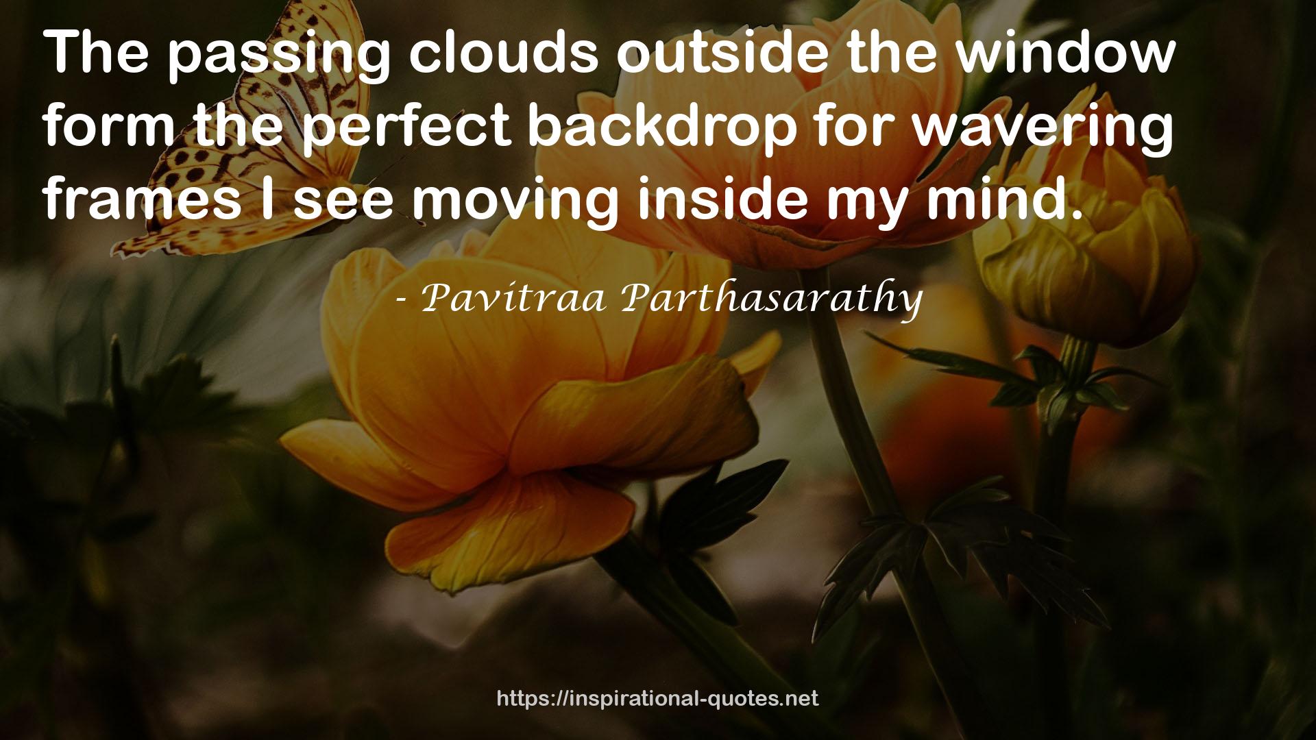 Pavitraa Parthasarathy QUOTES