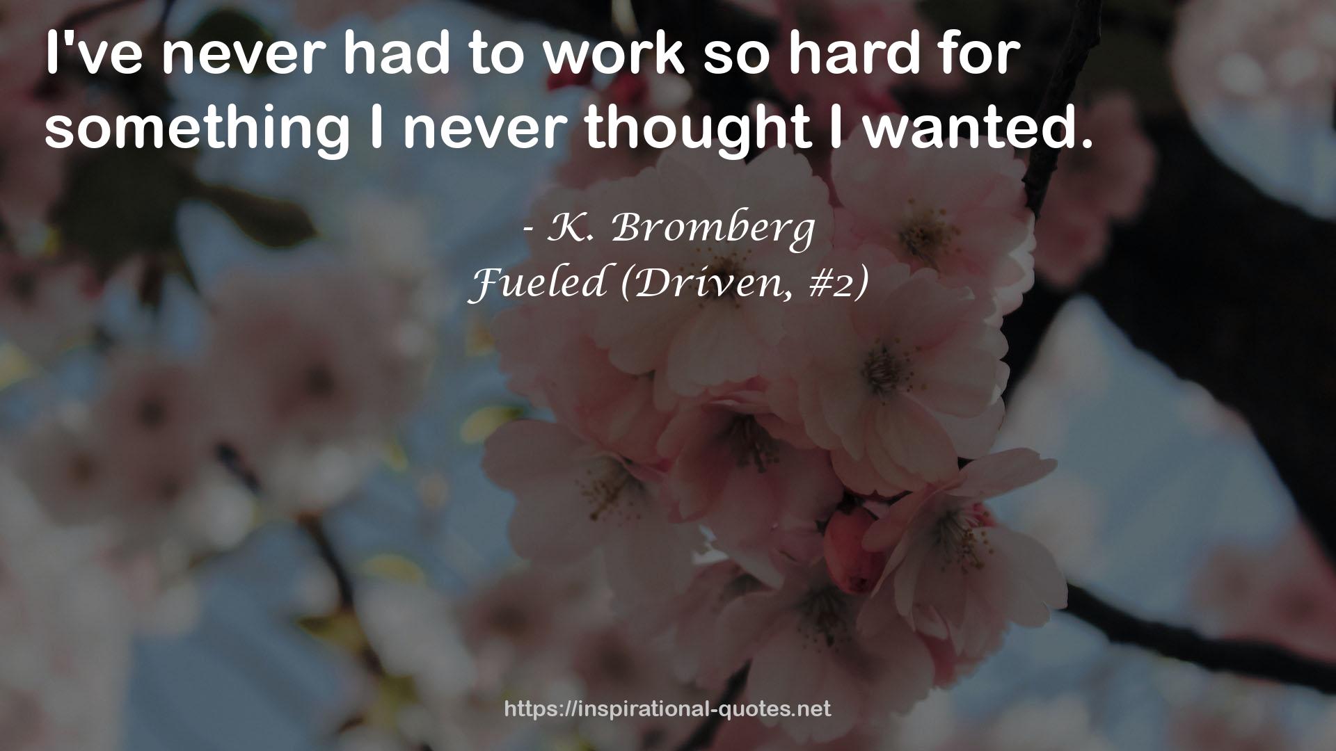 Fueled (Driven, #2) QUOTES