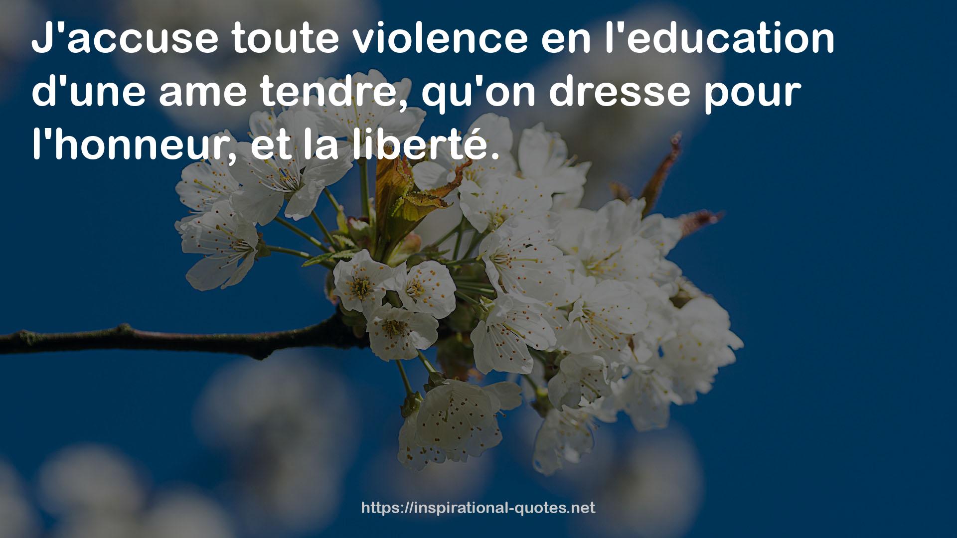 qu'on dresse  QUOTES