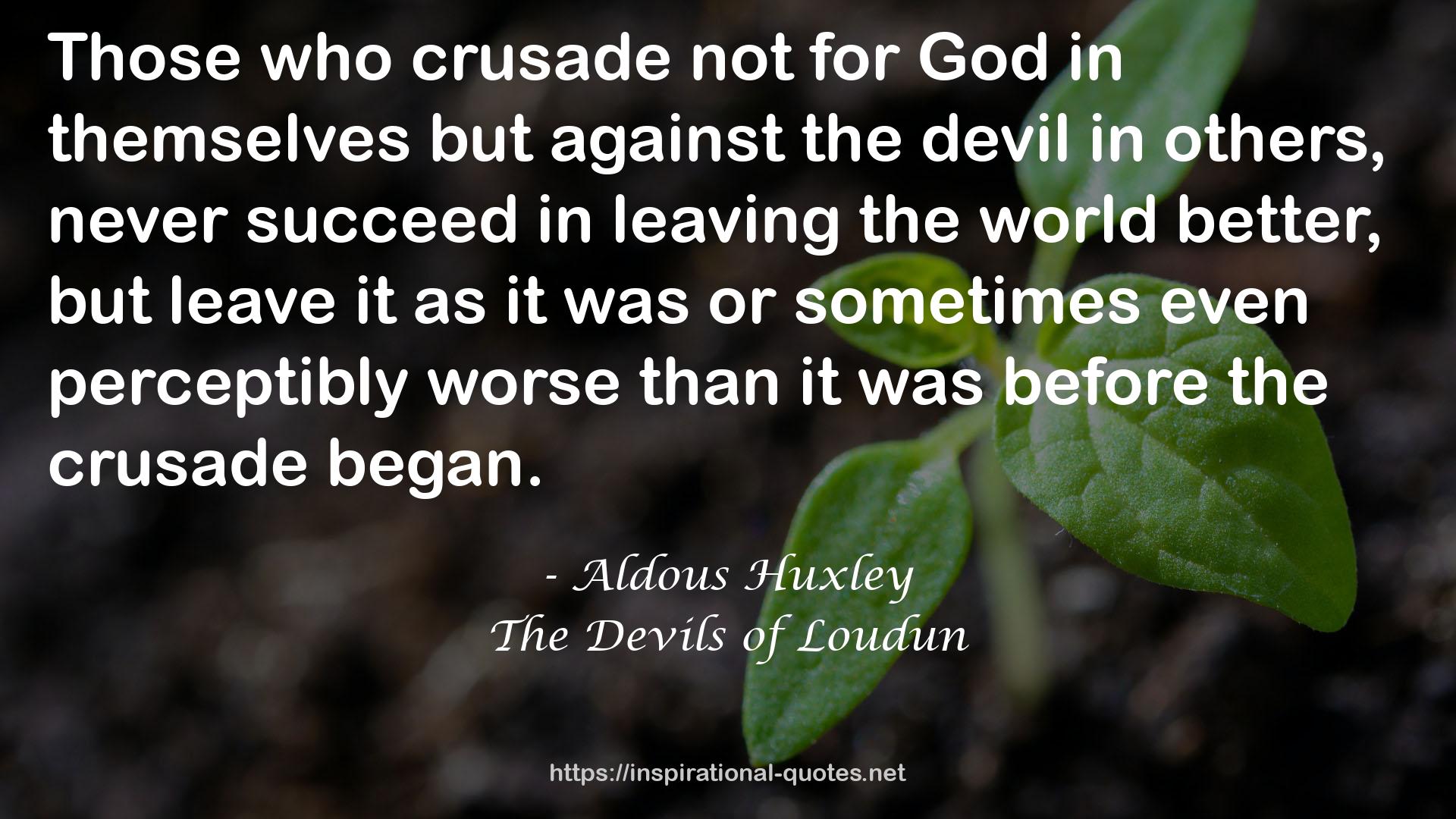 The Devils of Loudun QUOTES