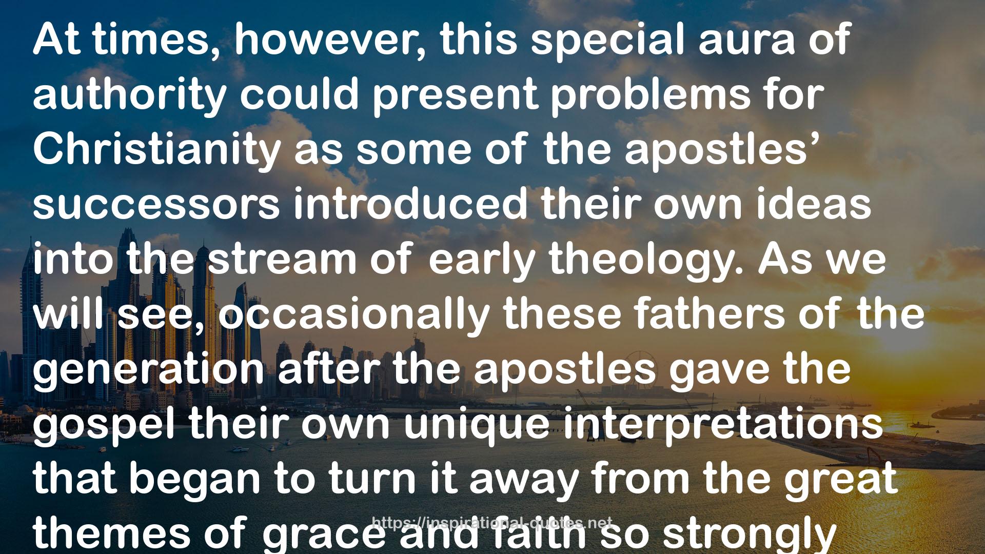 The Story of Christian Theology: Twenty Centuries of Tradition Reform QUOTES