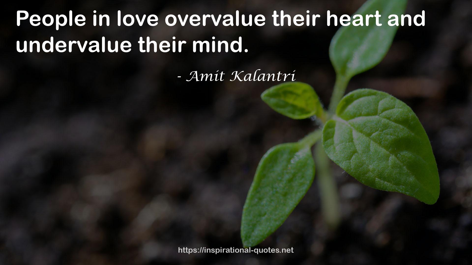 overvalue  QUOTES