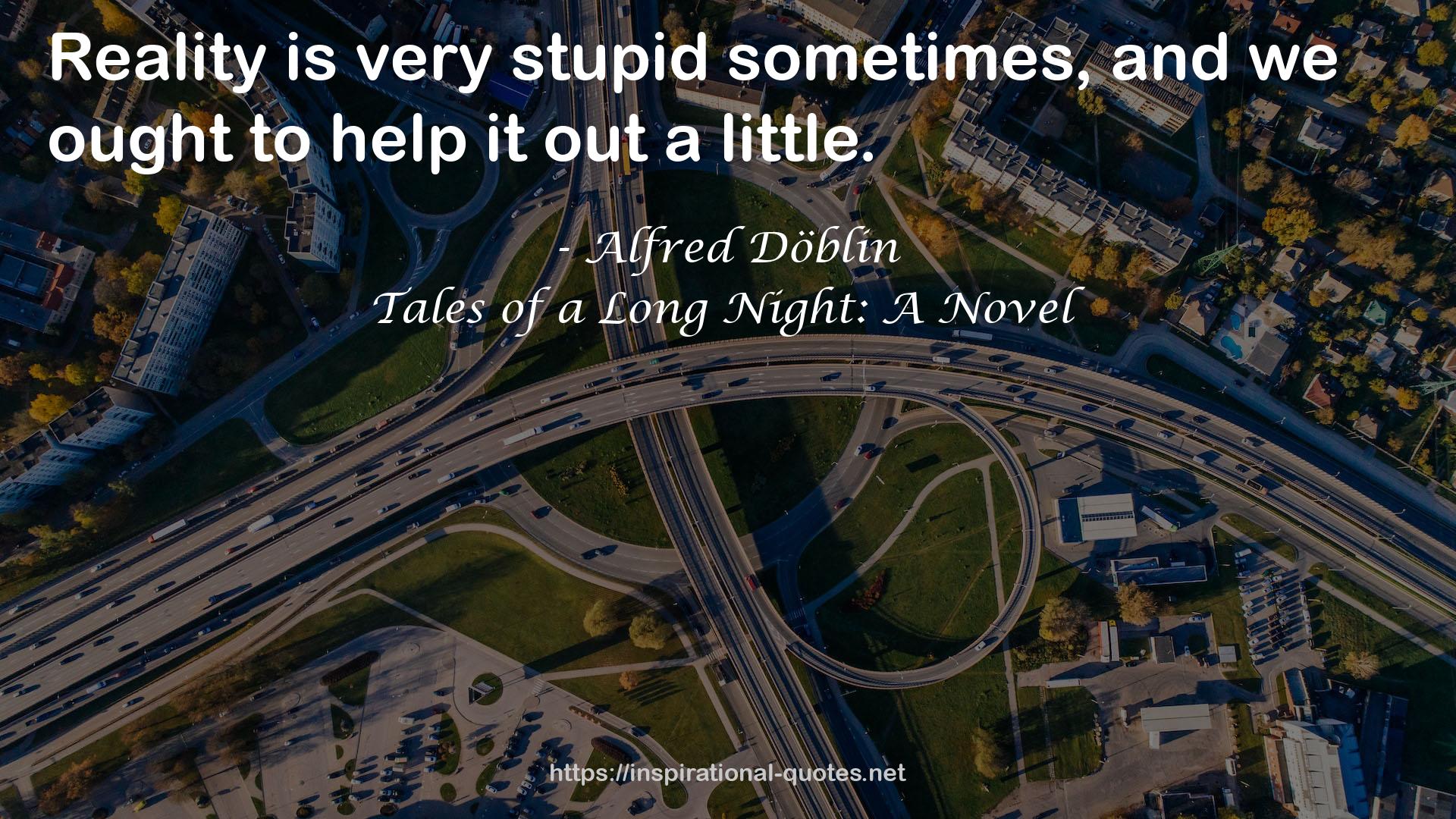 Tales of a Long Night: A Novel QUOTES