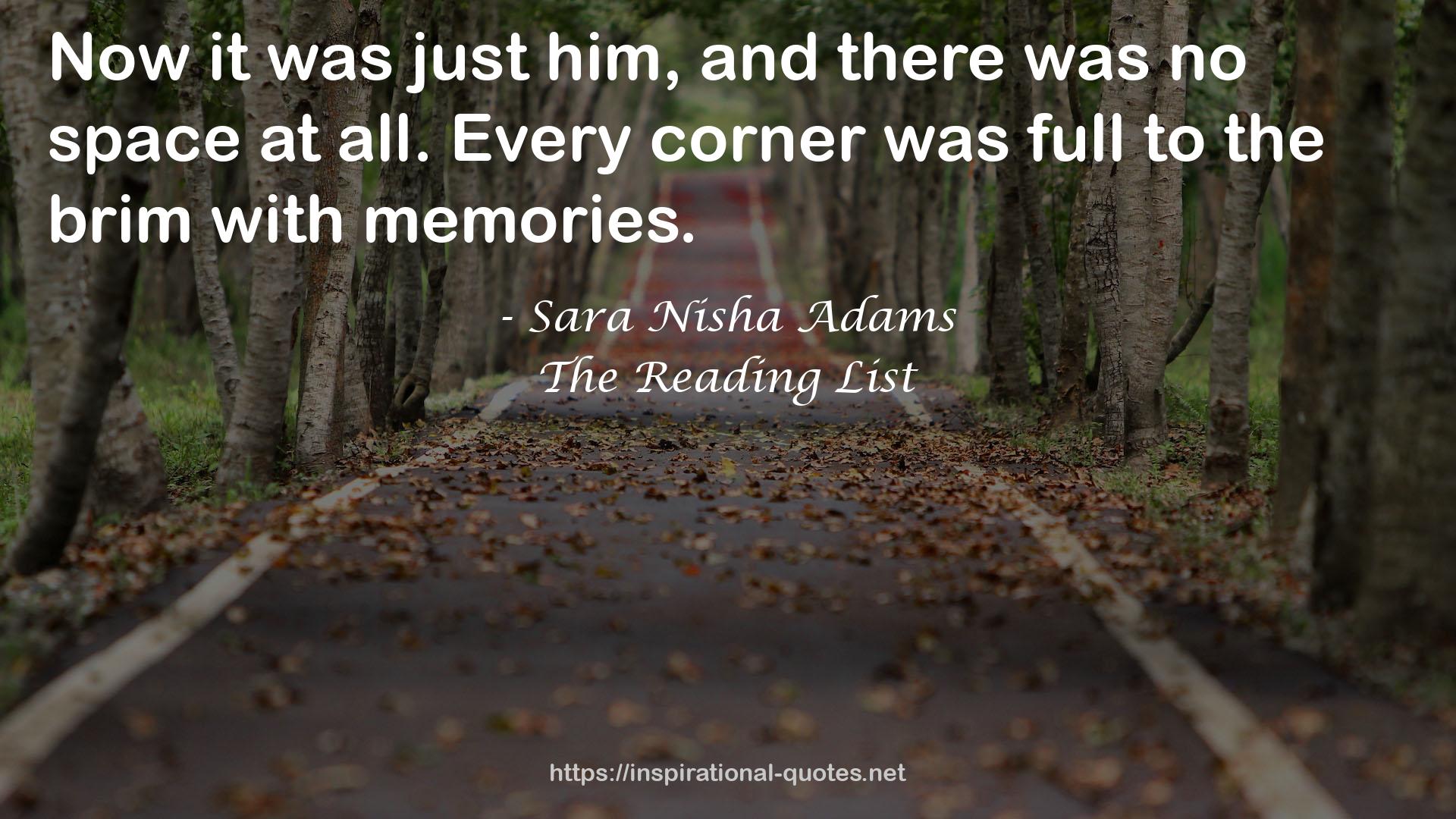 Sara Nisha Adams QUOTES