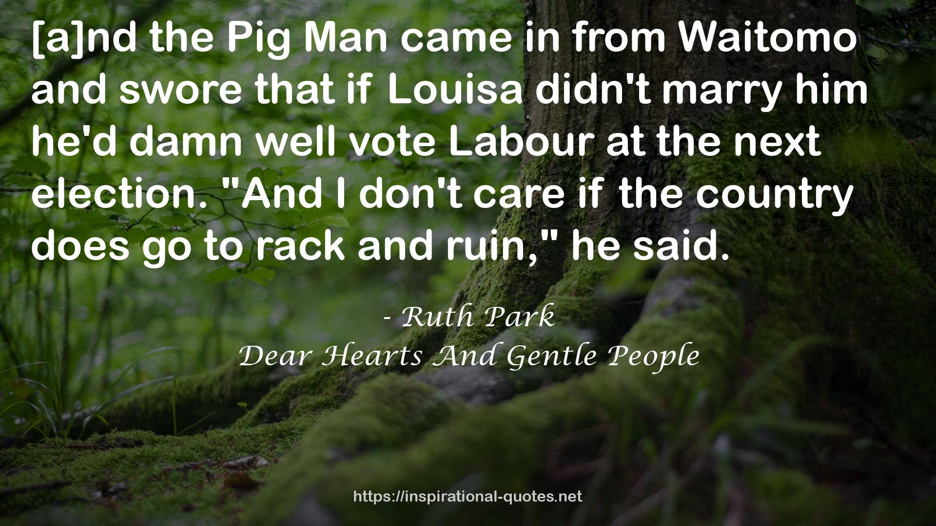 Dear Hearts And Gentle People QUOTES