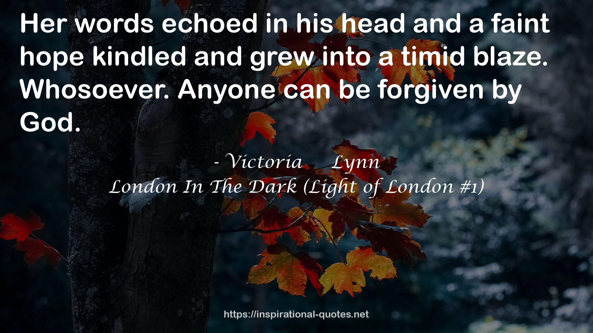 London In The Dark (Light of London #1) QUOTES