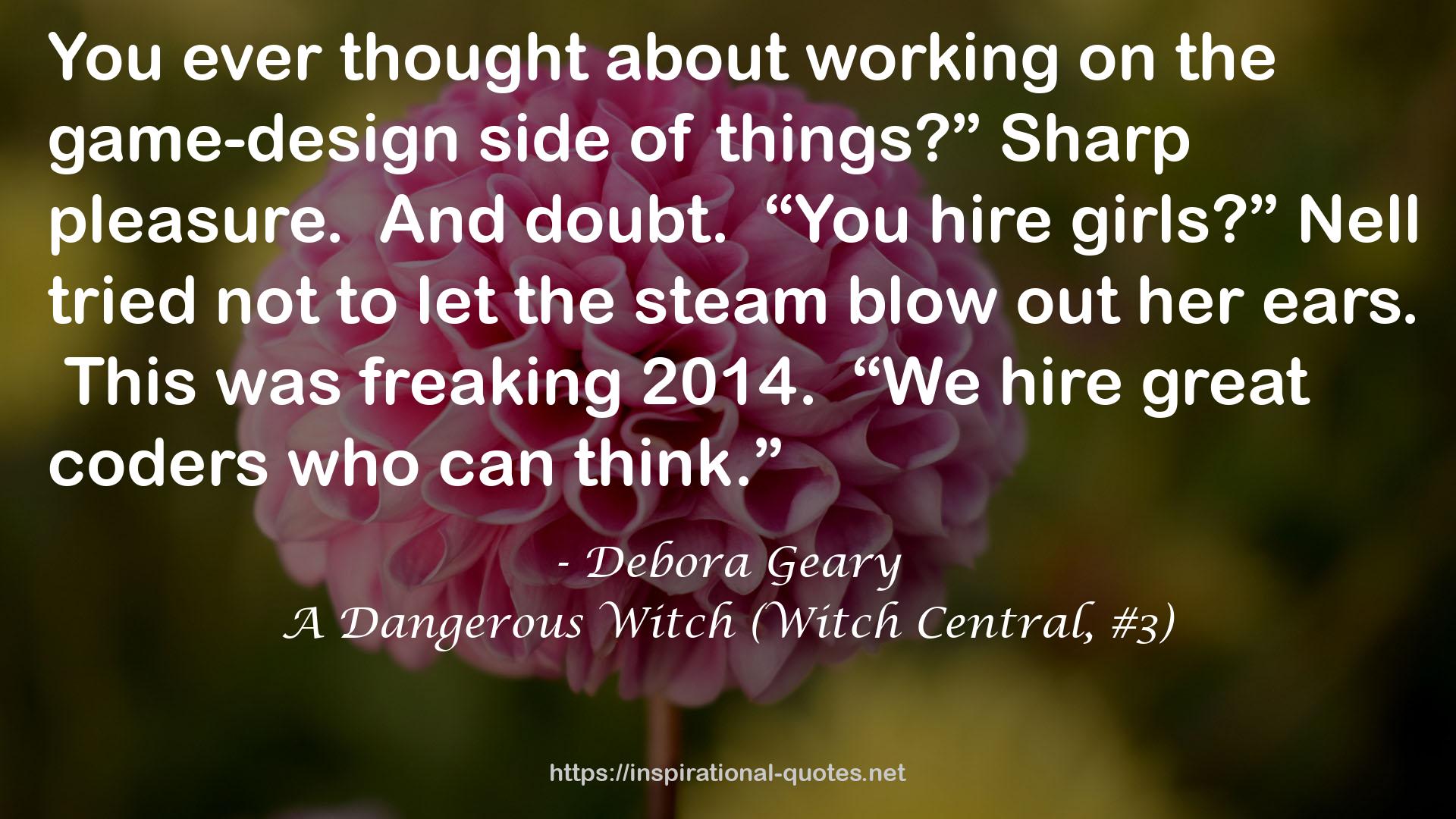 A Dangerous Witch (Witch Central, #3) QUOTES