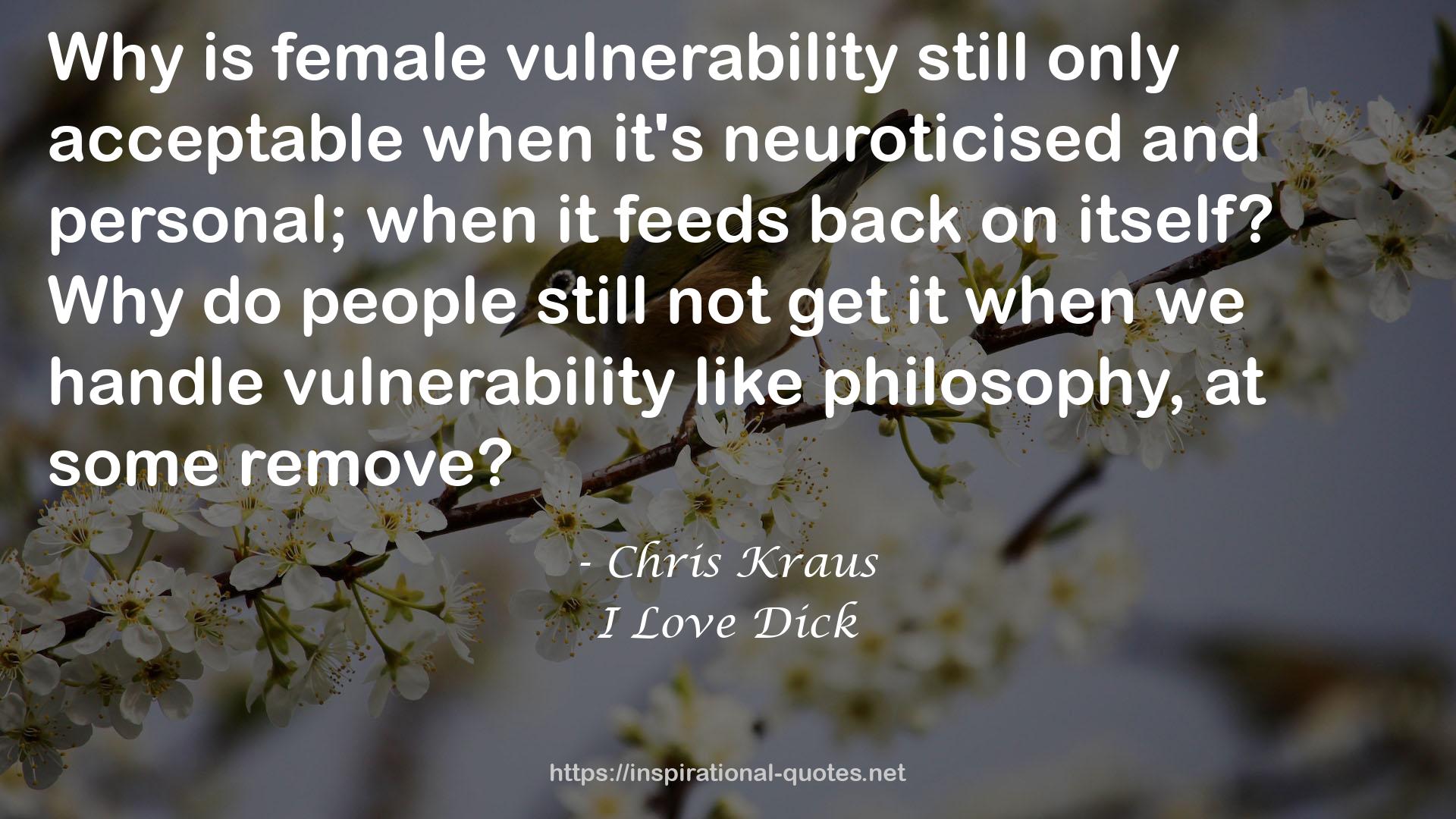 Chris Kraus QUOTES