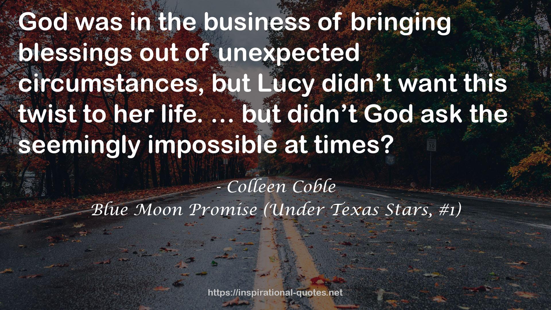 Blue Moon Promise (Under Texas Stars, #1) QUOTES