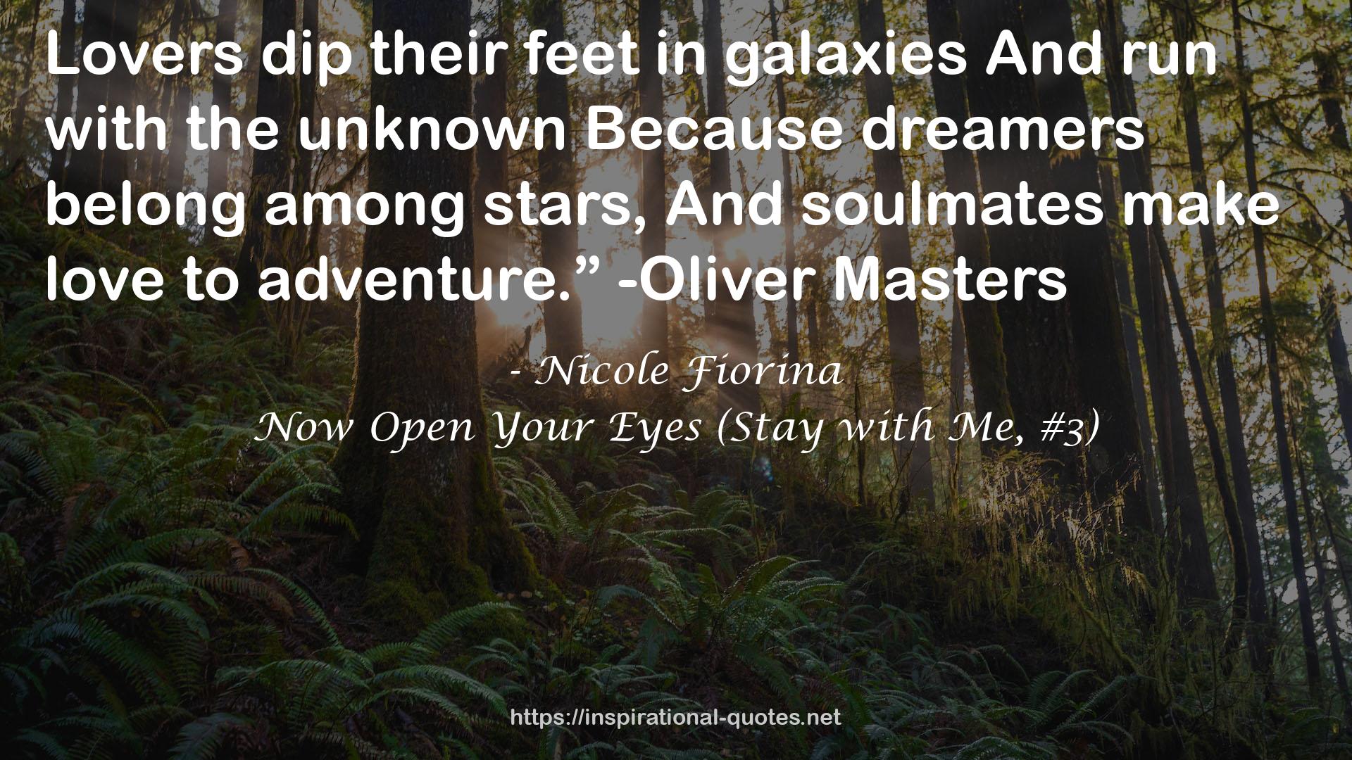 Now Open Your Eyes (Stay with Me, #3) QUOTES