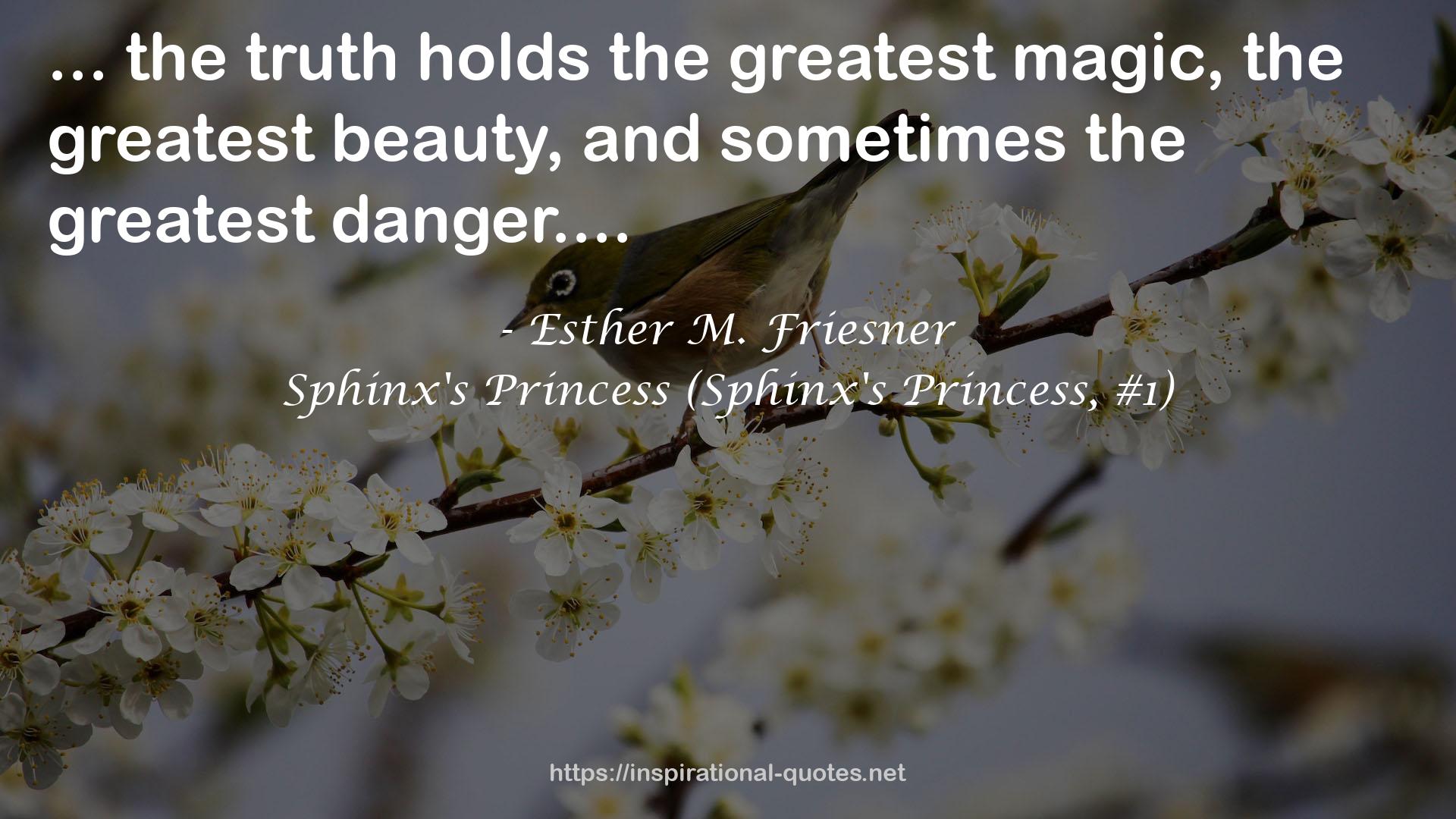 Sphinx's Princess (Sphinx's Princess, #1) QUOTES