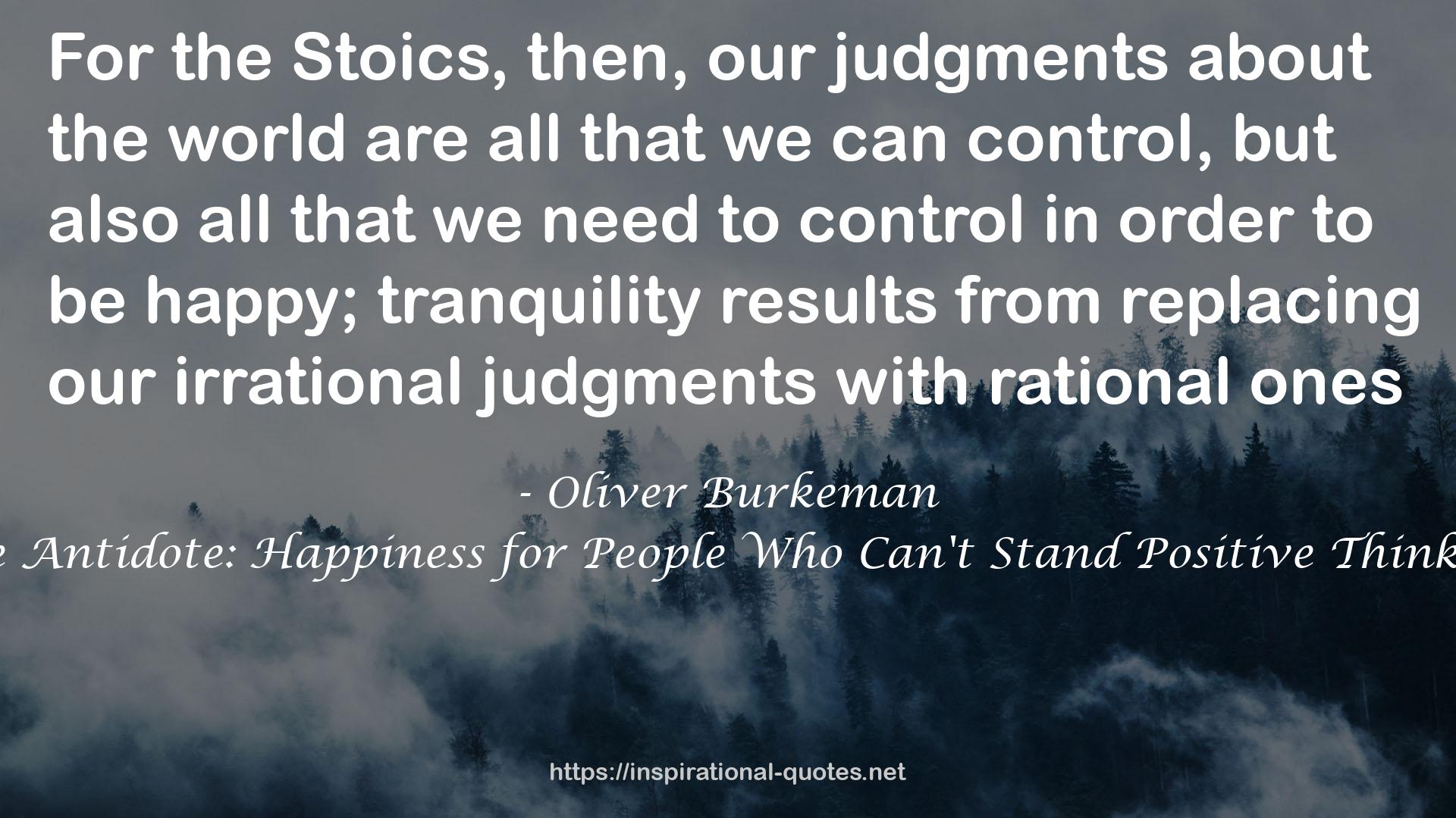 our judgments  QUOTES