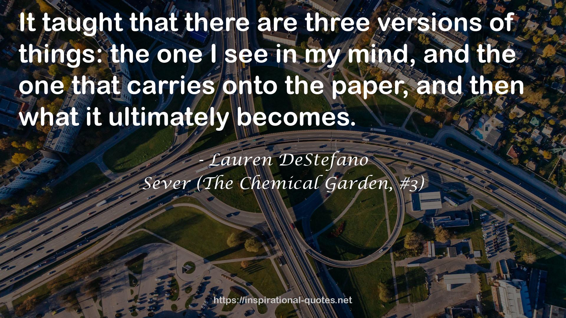 Sever (The Chemical Garden, #3) QUOTES