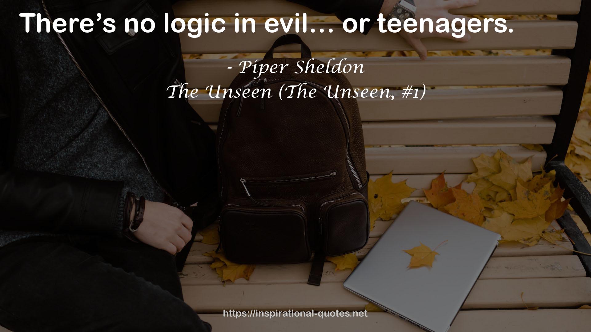 The Unseen (The Unseen, #1) QUOTES